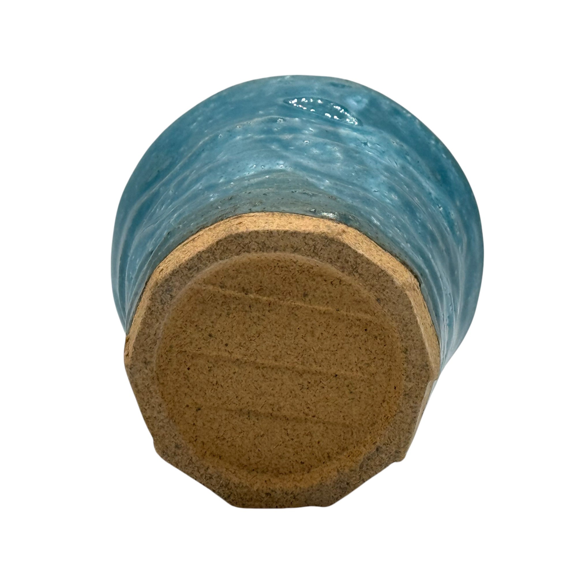 Kohiki Aoko Blue Mino-yaki Yunomi - Japanese Teacup