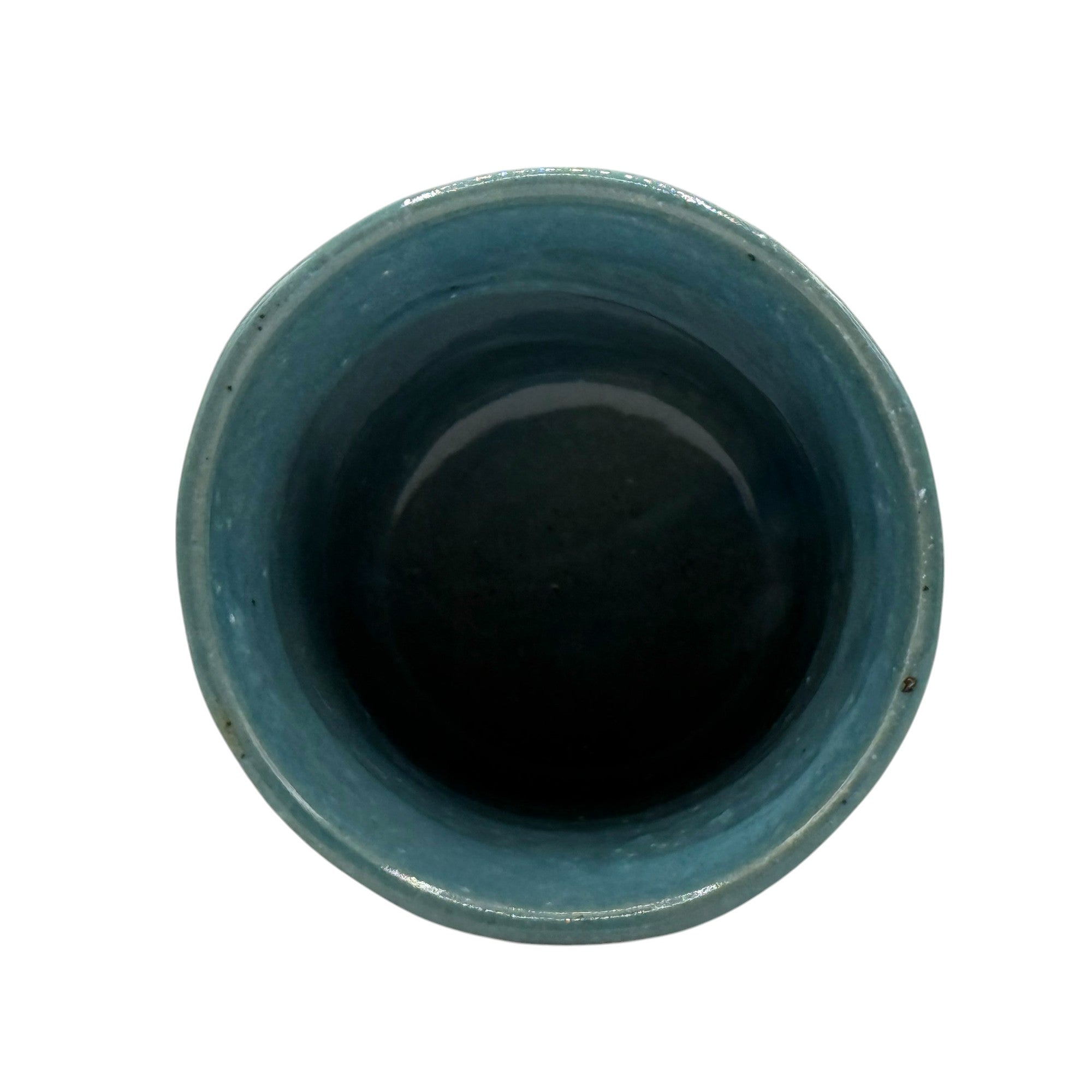 Kohiki Aoko Blue Mino-yaki Yunomi - Japanese Teacup