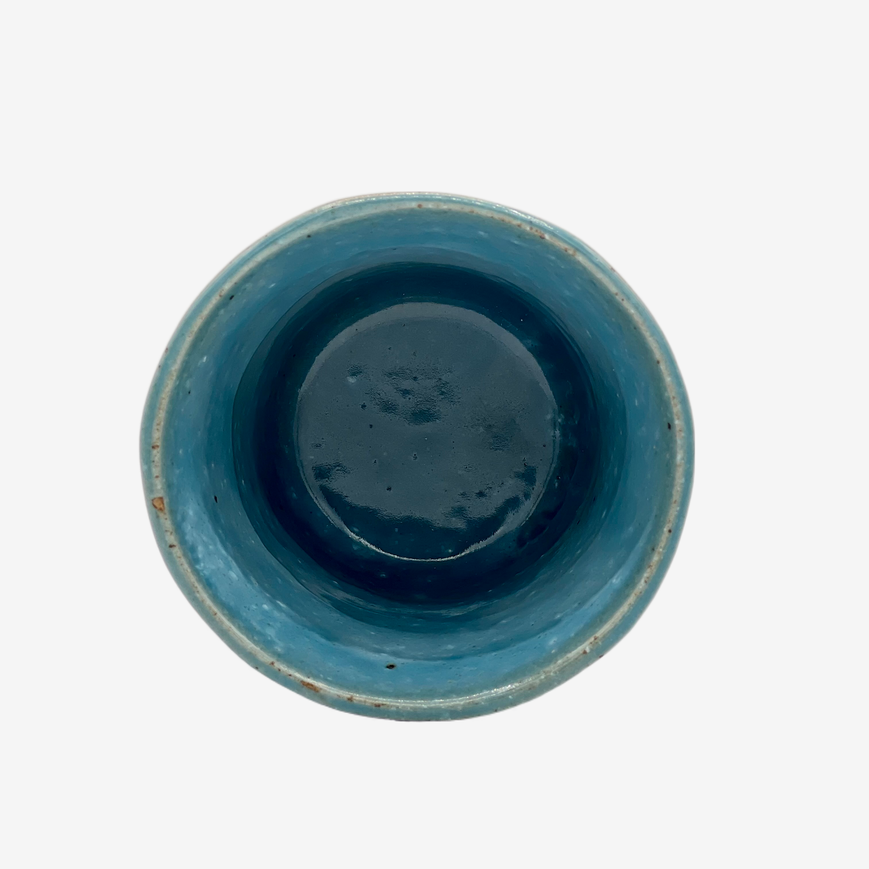 Kohiki Aoko Blue Yunomi - Japanese Teacup Teaware Inoue Tea