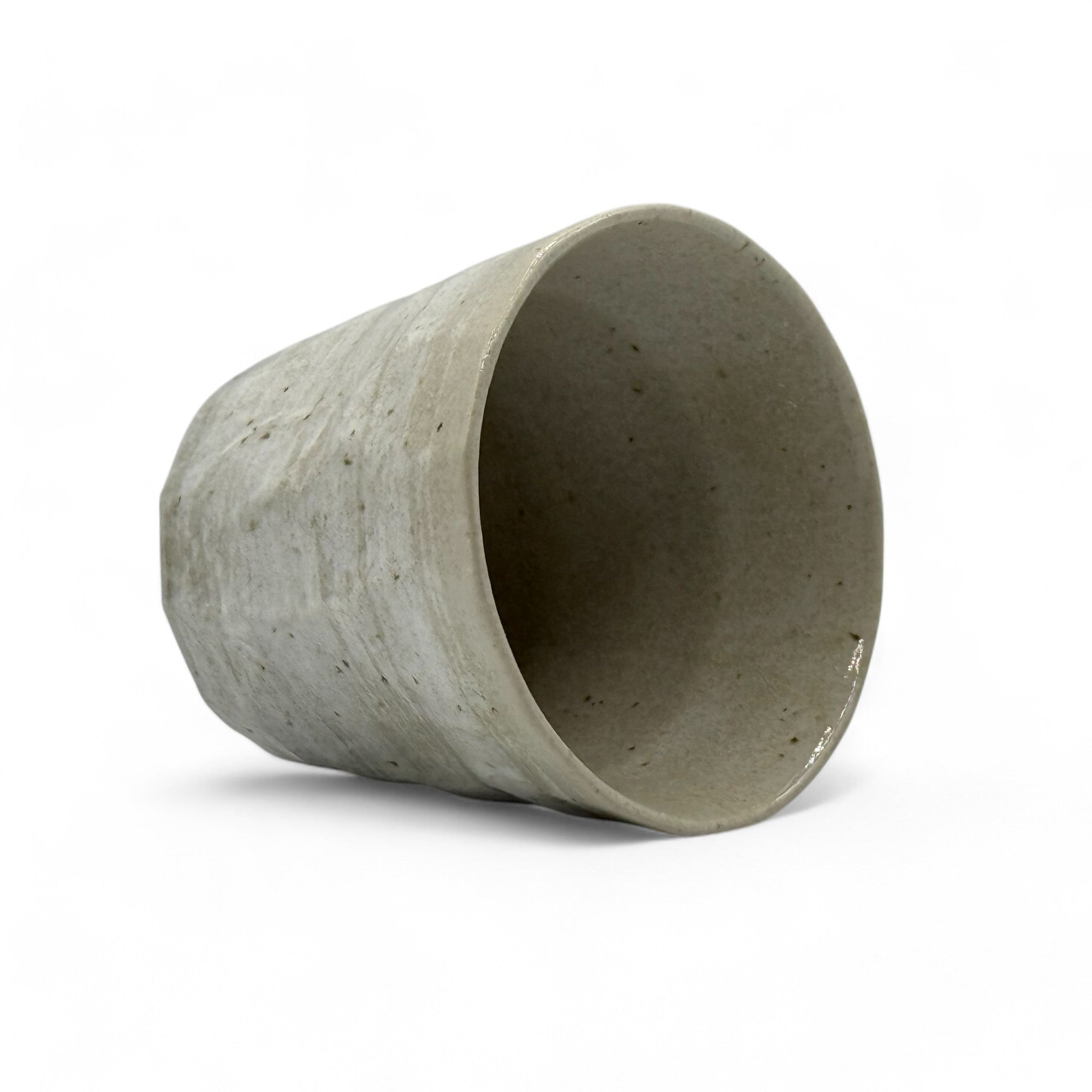 Shirohake White Mino-yaki Yunomi - Japanese Teacup