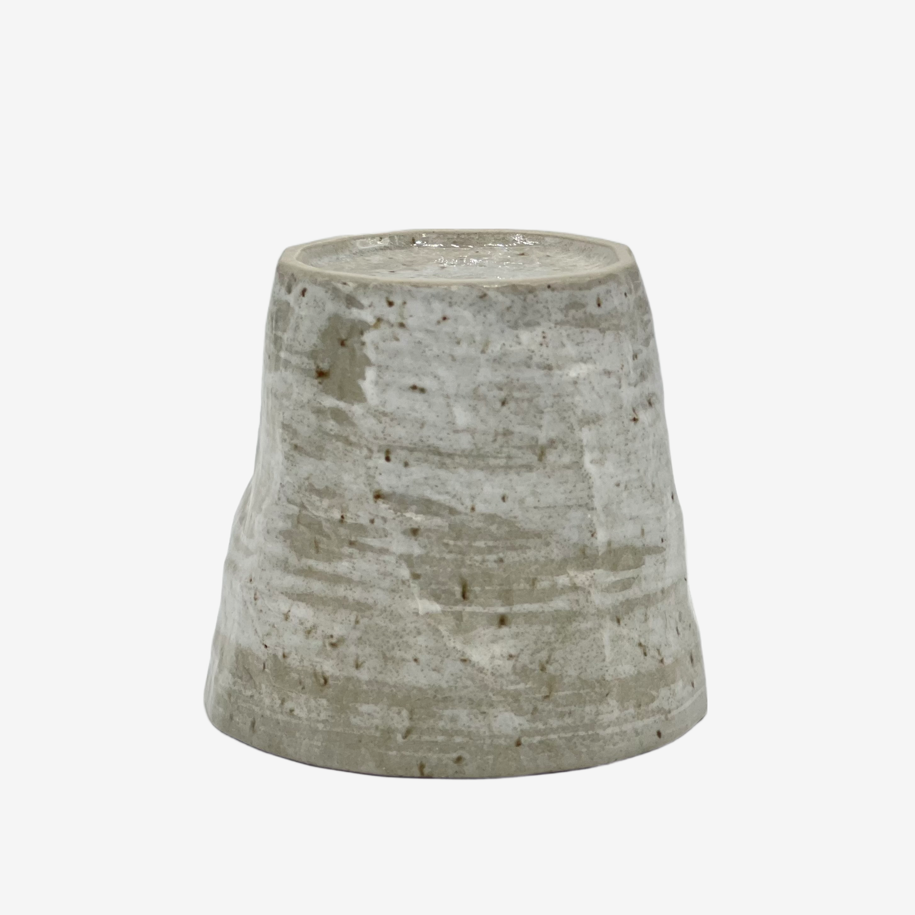 Shirohake White Yunomi - Japanese Teacup Teaware Inoue Tea