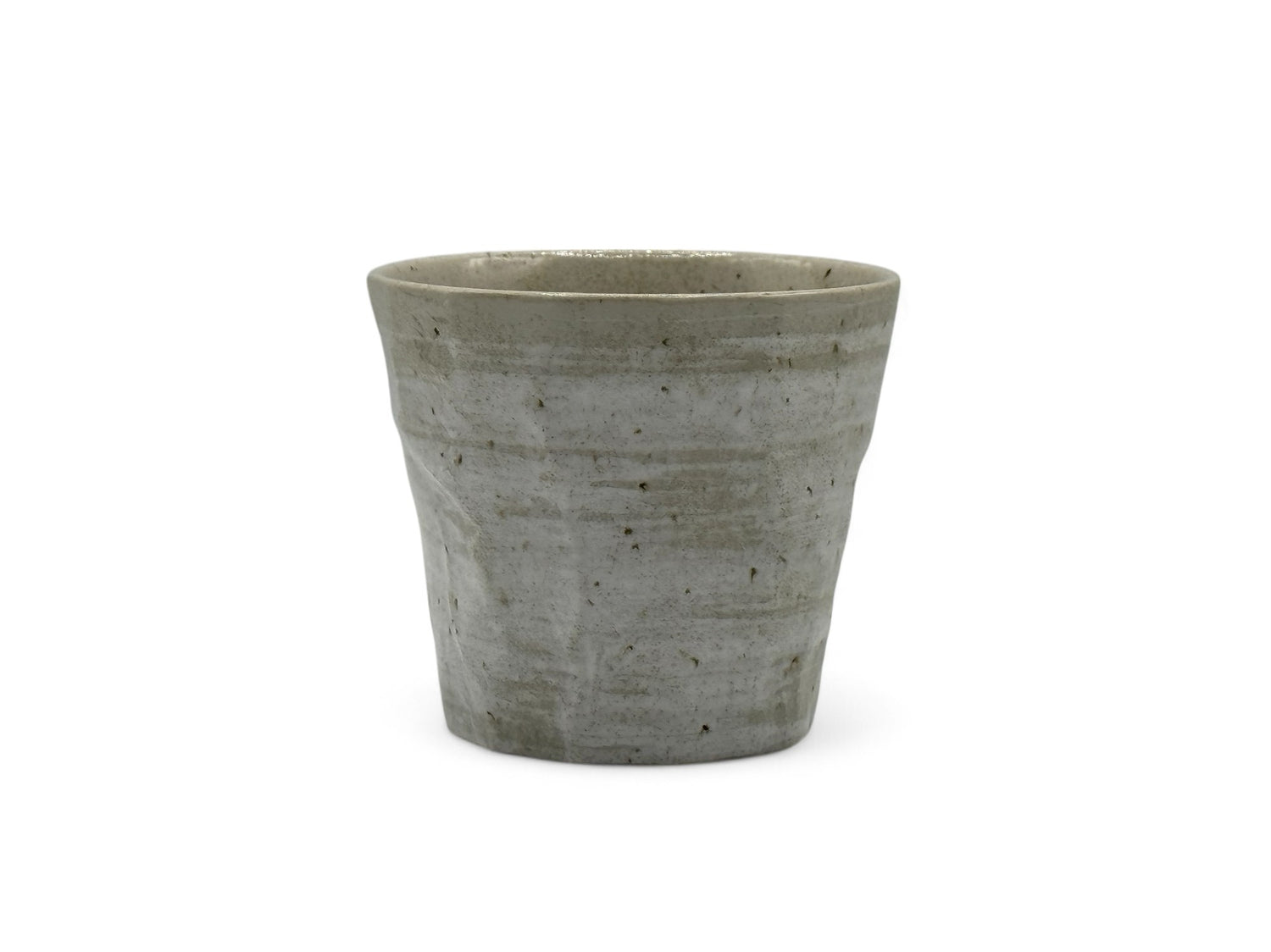 Shirohake White Mino-yaki Yunomi - Japanese Teacup