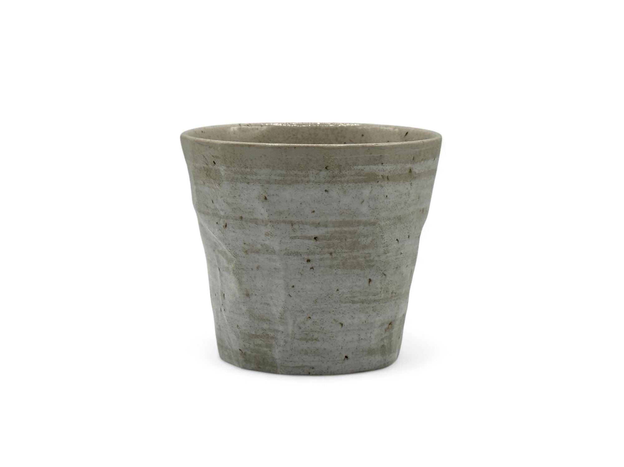 Shirohake White Mino-yaki Yunomi - Japanese Teacup