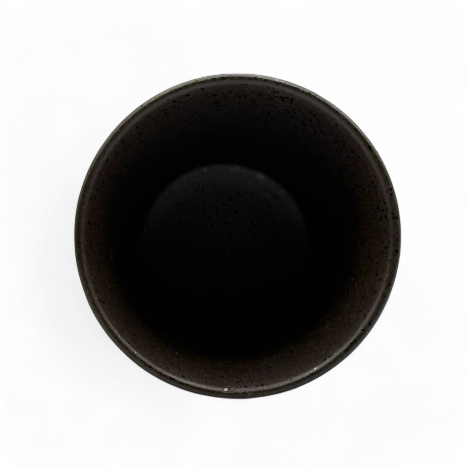Nuriwake Gray Mino-yaki Yunomi - Japanese Teacup