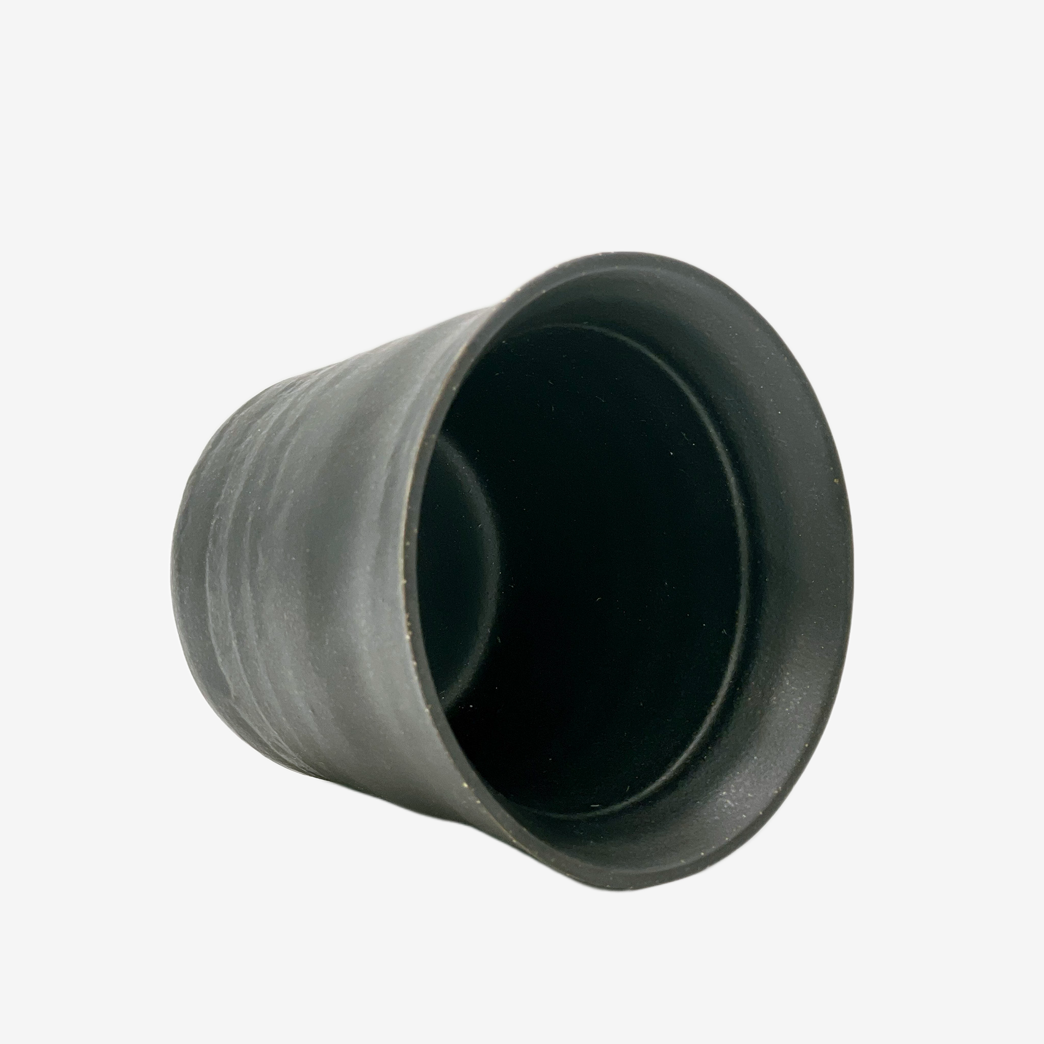 Kuro Black Tesshin Yunomi - Japanese Teacup