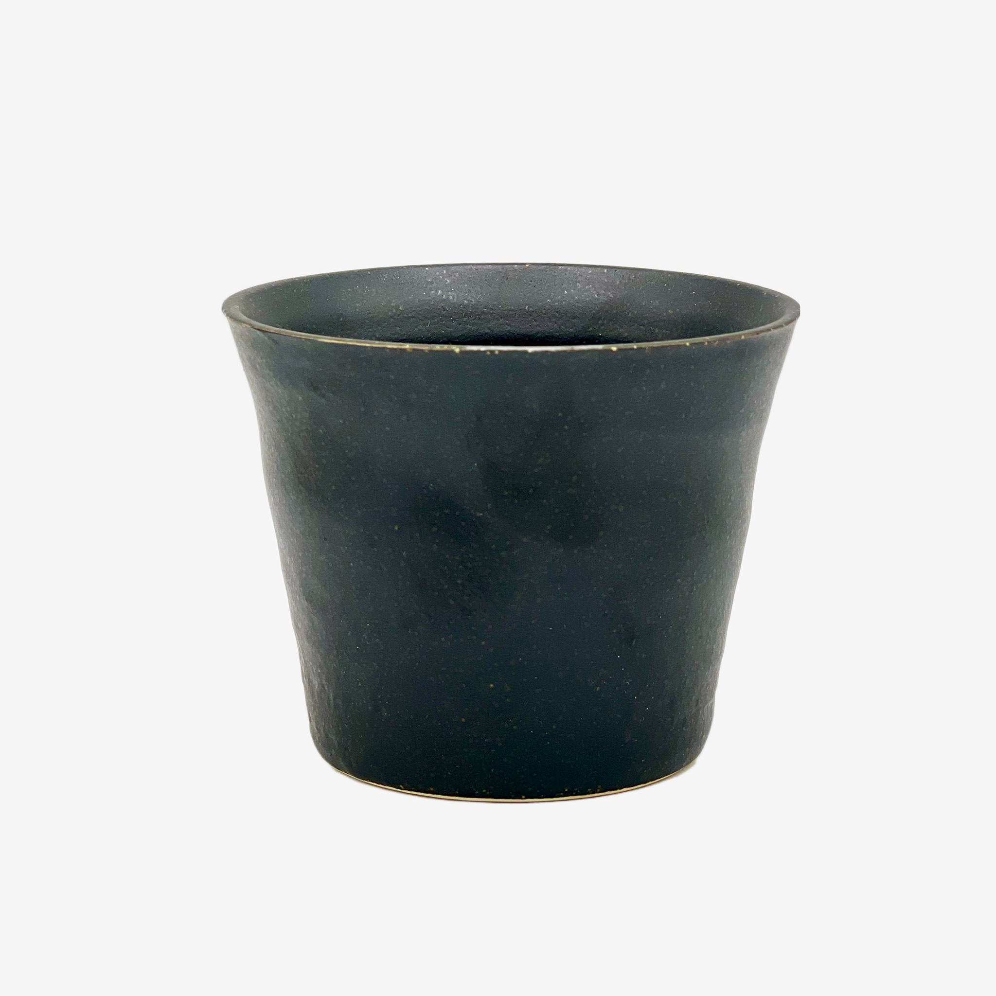 Kuro Black Tesshin Yunomi - Japanese Teacup