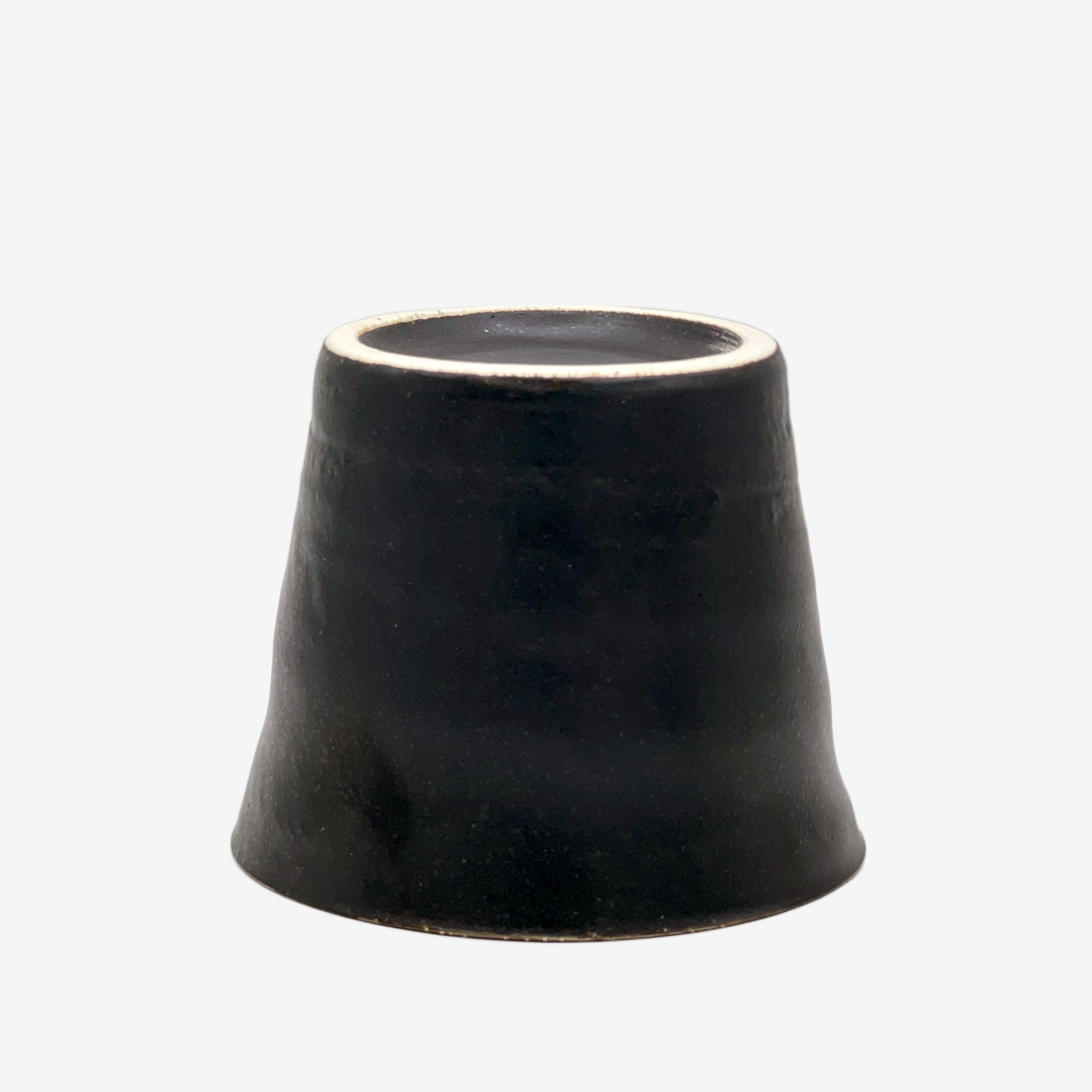 Kuro Black Tesshin Yunomi - Japanese Teacup
