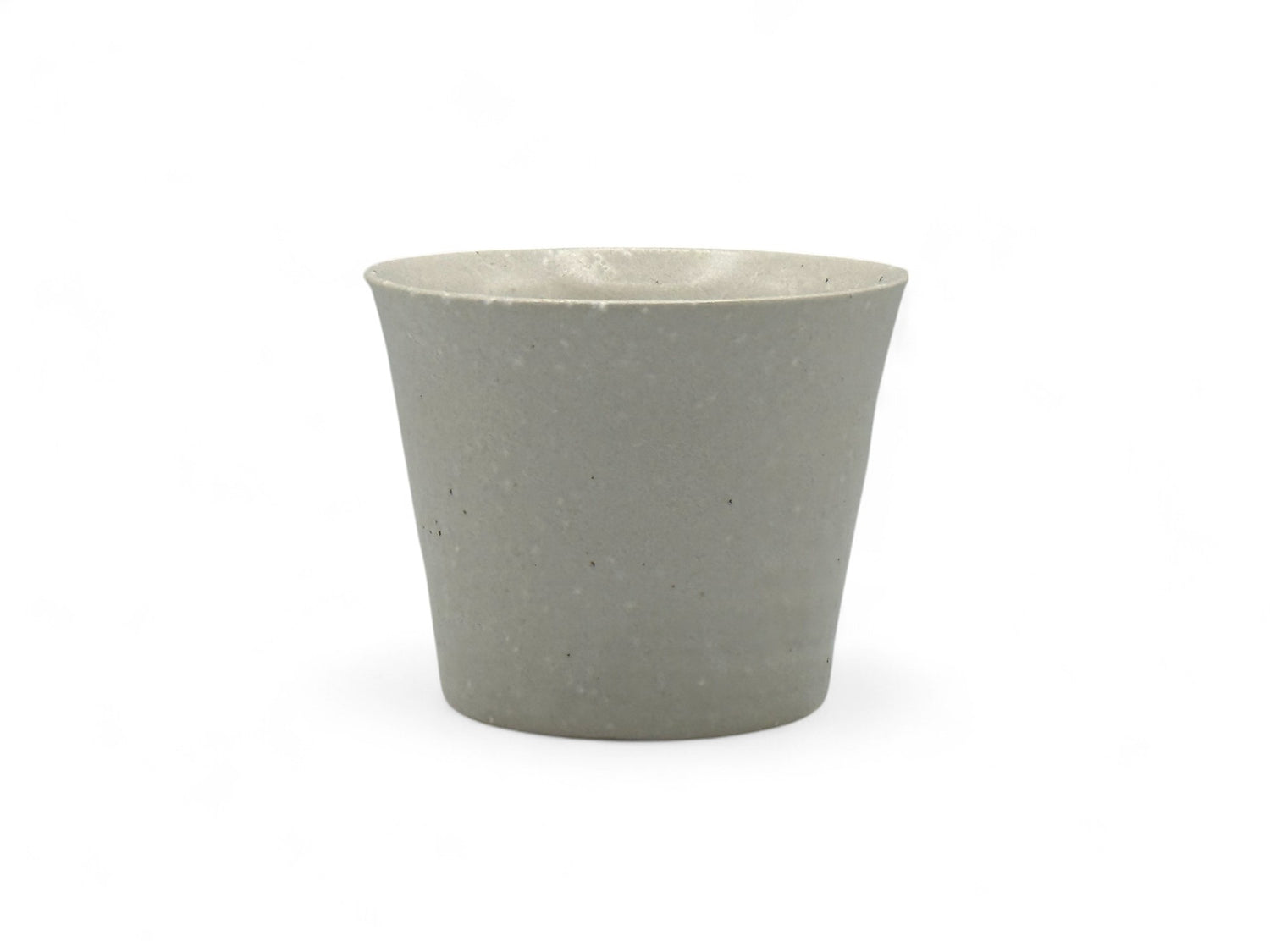 Shiro White Tesshin Mino-yaki Yunomi - Japanese Teacup