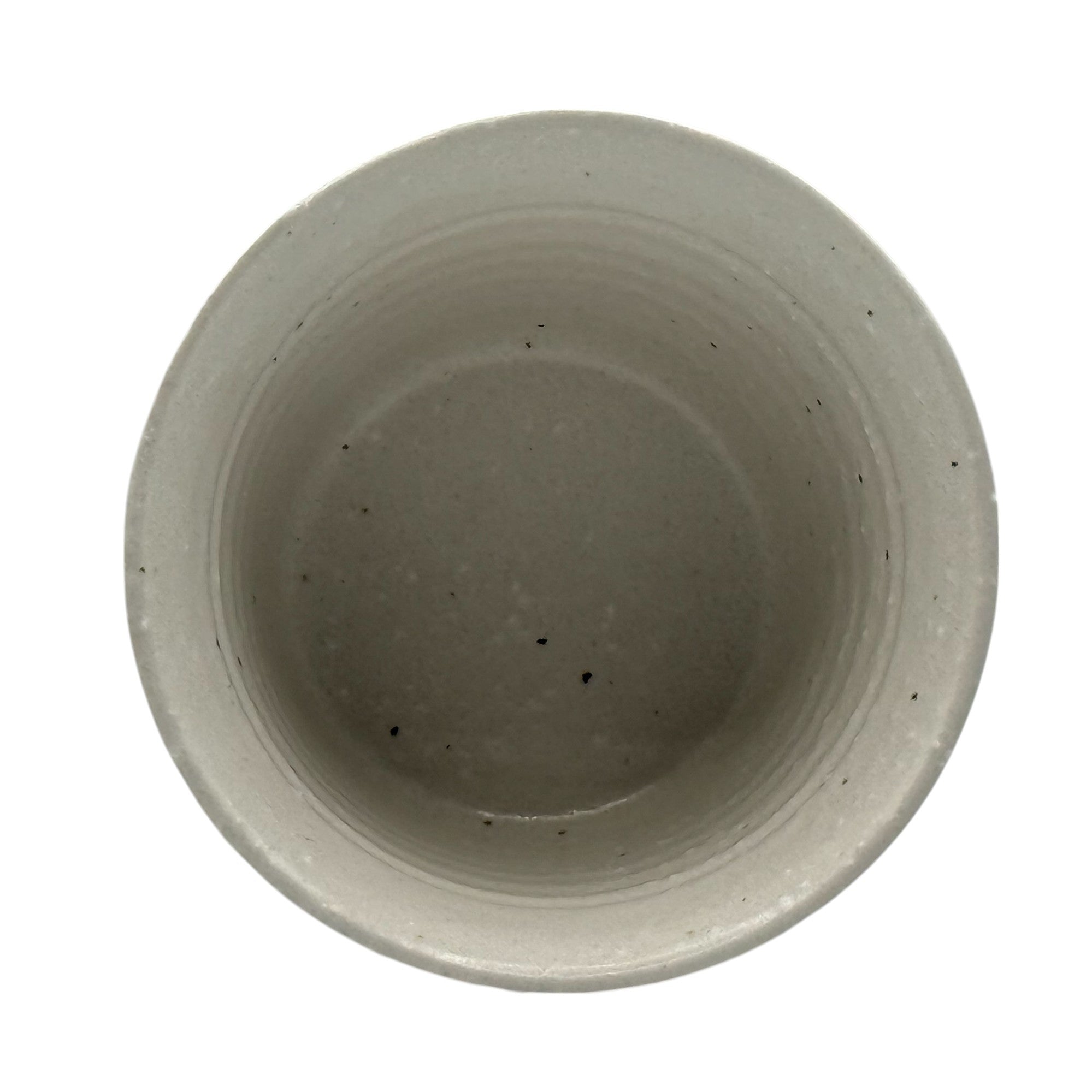 Shiro White Tesshin Mino-yaki Yunomi - Japanese Teacup