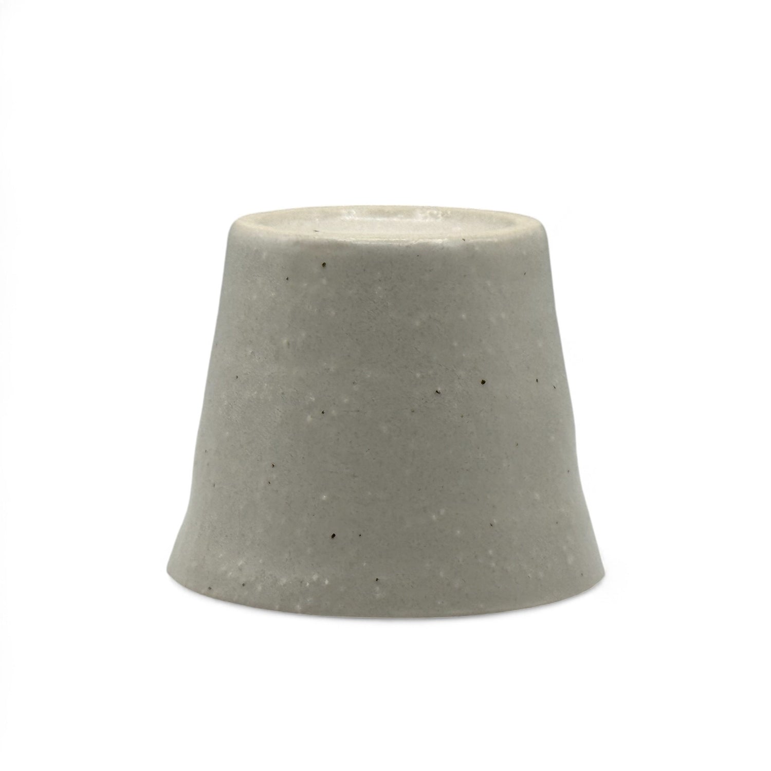 Shiro White Tesshin Mino-yaki Yunomi - Japanese Teacup