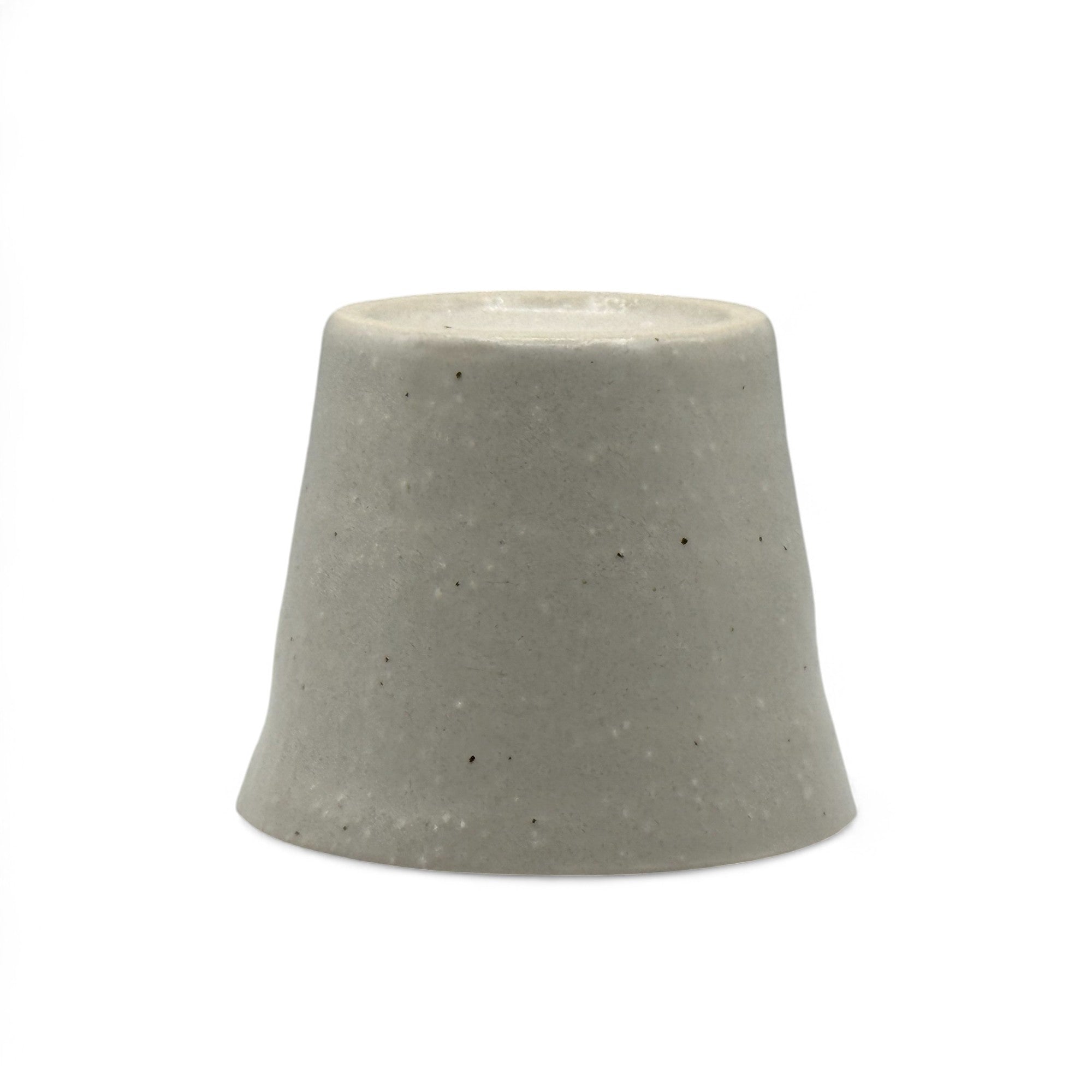 Shiro White Tesshin Mino-yaki Yunomi - Japanese Teacup