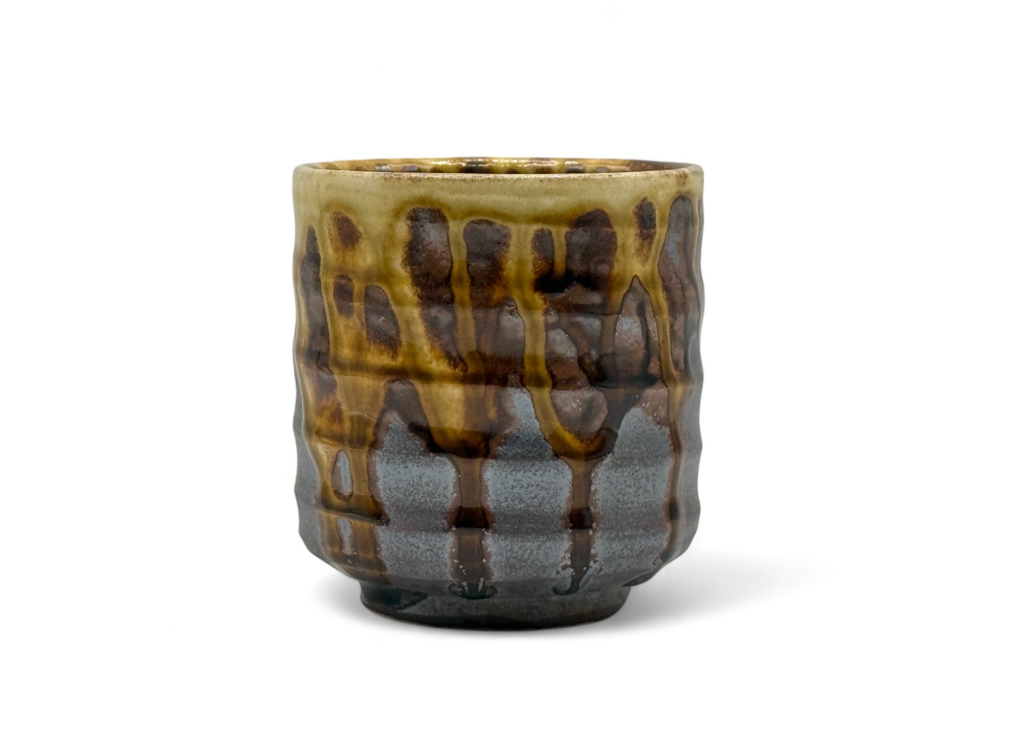 Kaiyu Brown Mino-yaki Yunomi - Japanse Teacup