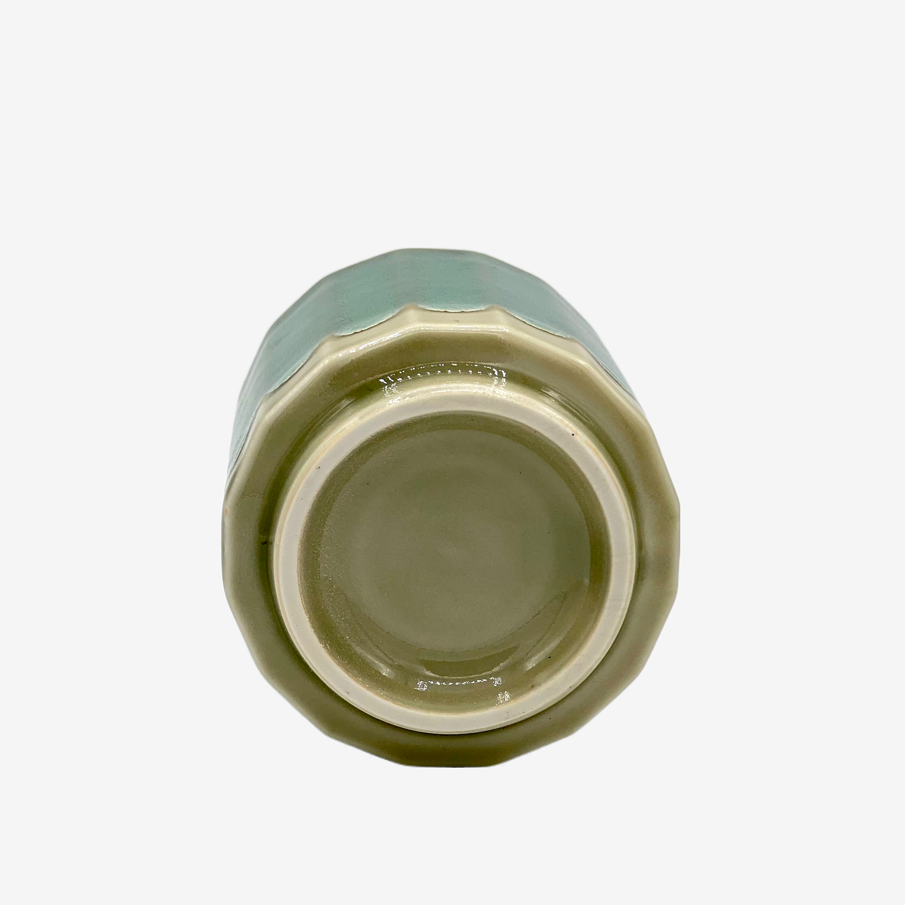 Ao Nagashi Green Yunomi - Japanese Teacup Teaware Inoue Tea