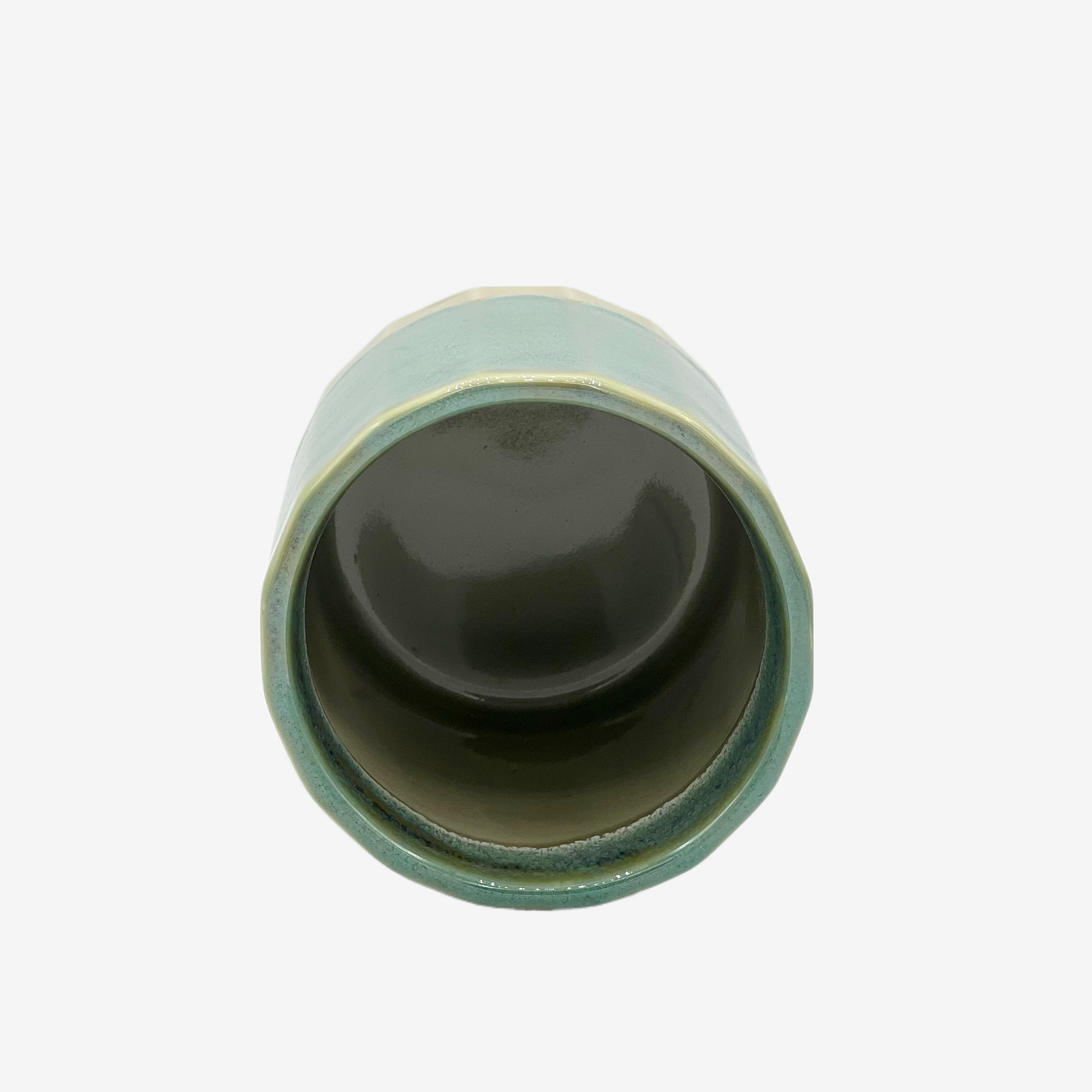 Ao Nagashi Green Yunomi - Japanese Teacup Teaware Inoue Tea