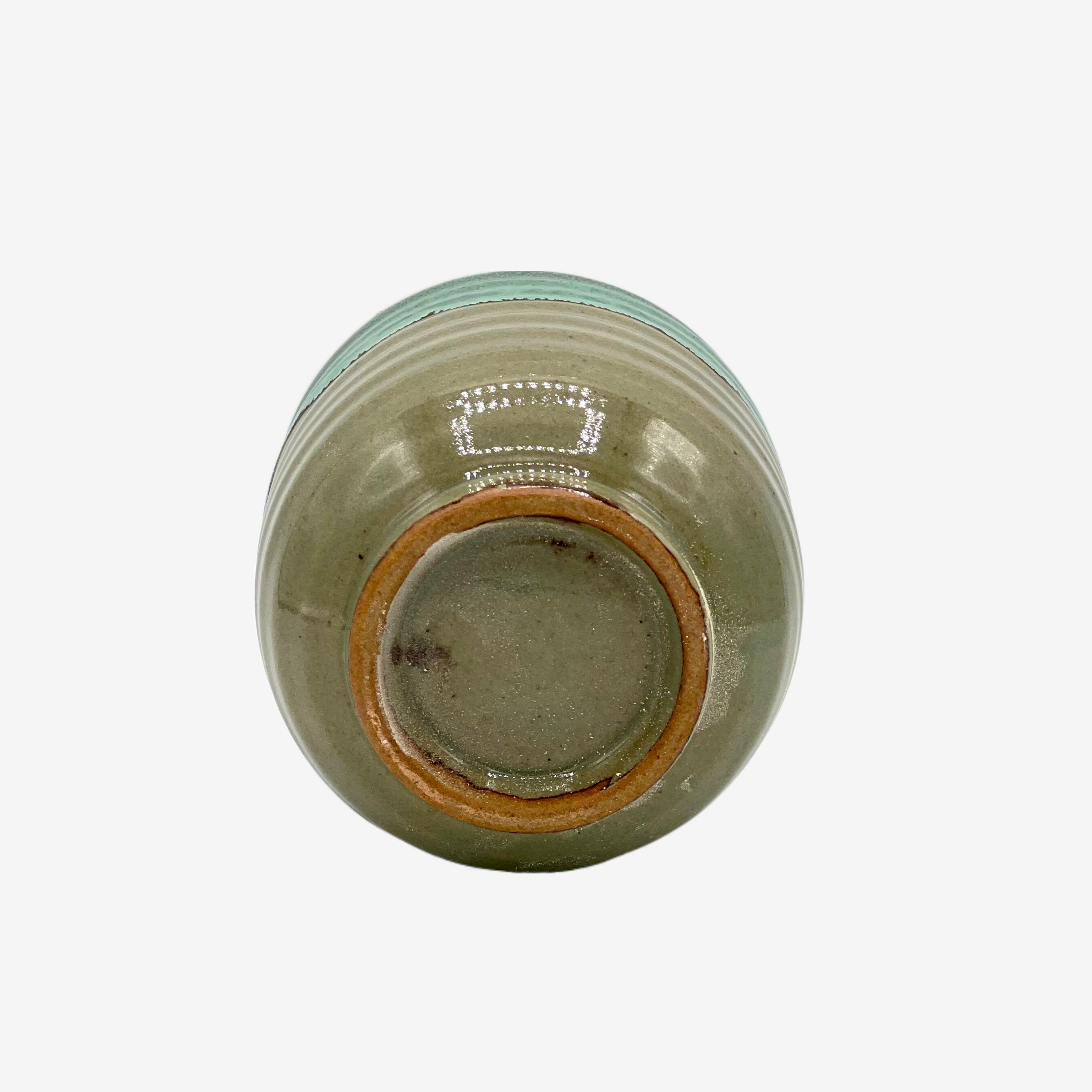 Kama-ryū Green Yunomi - Japanese Teacup Teaware Inoue Tea