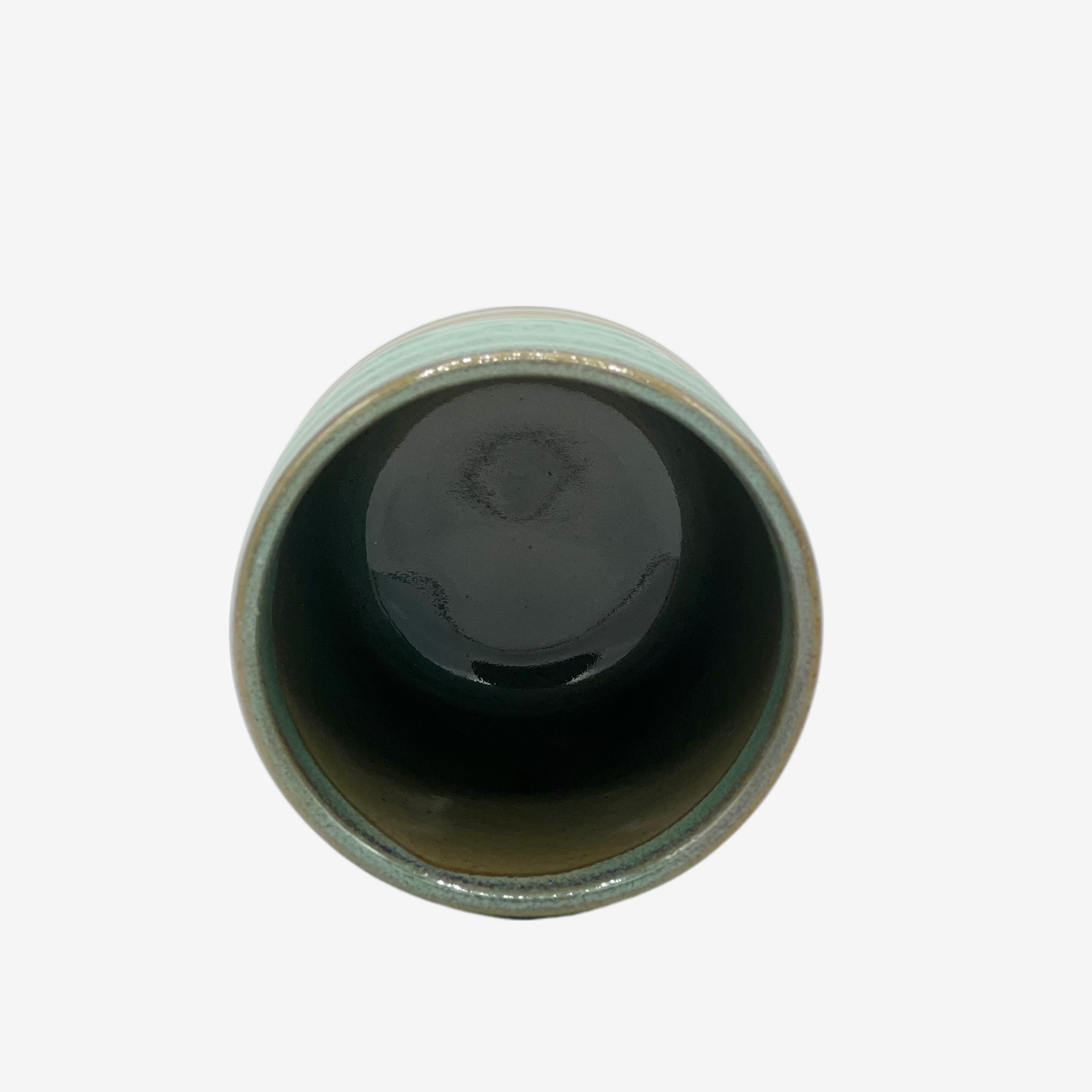 Kama-ryū Green Yunomi - Japanese Teacup Teaware Inoue Tea