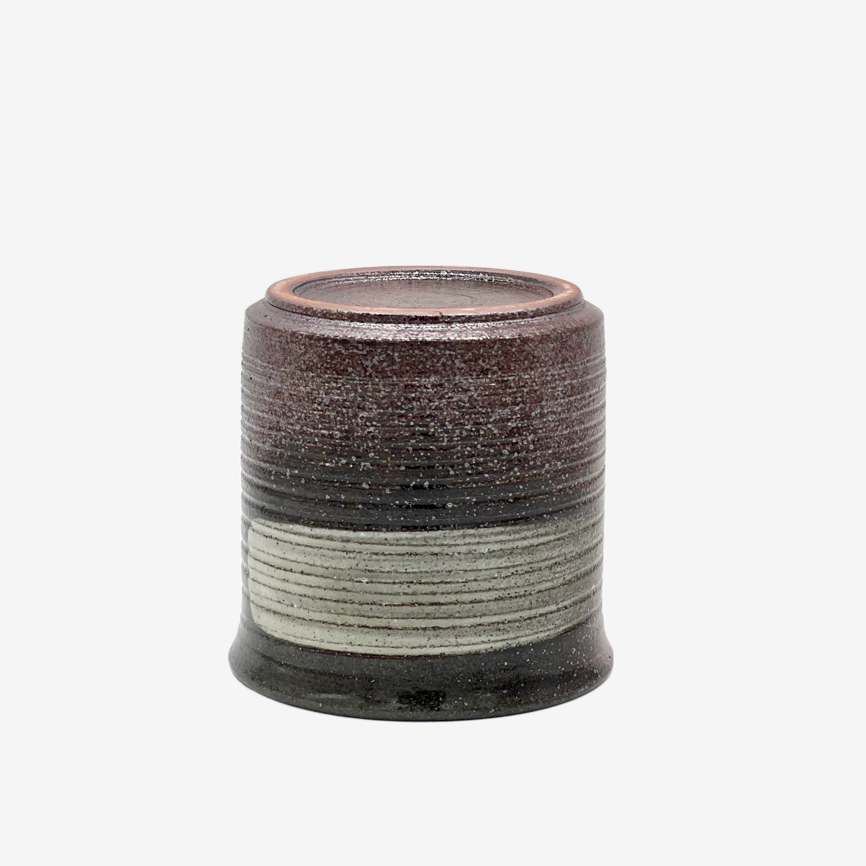Shirohake Brown Yunomi - Japanese Teacup Teaware Inoue Tea