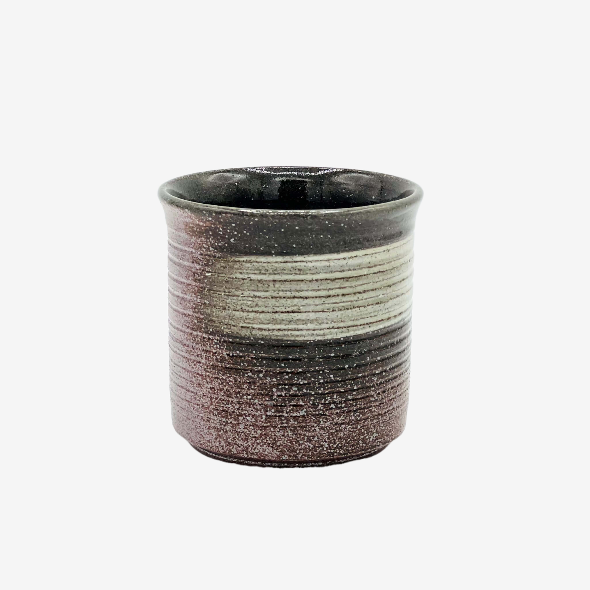 Shirohake Brown Yunomi - Japanese Teacup Teaware Inoue Tea