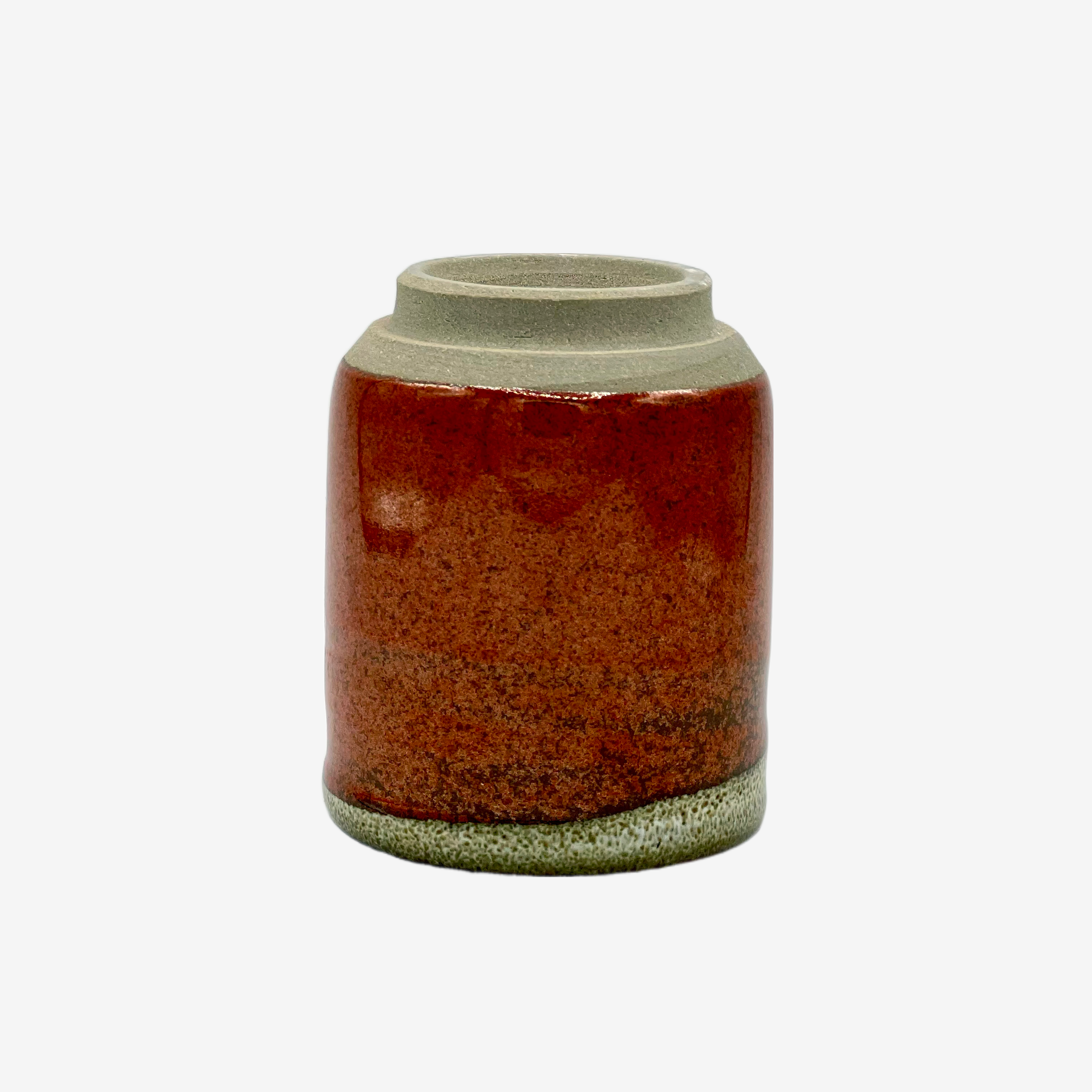 Tetsu Yunomi Red Yunomi - Japanese Teacup Teaware Inoue Tea