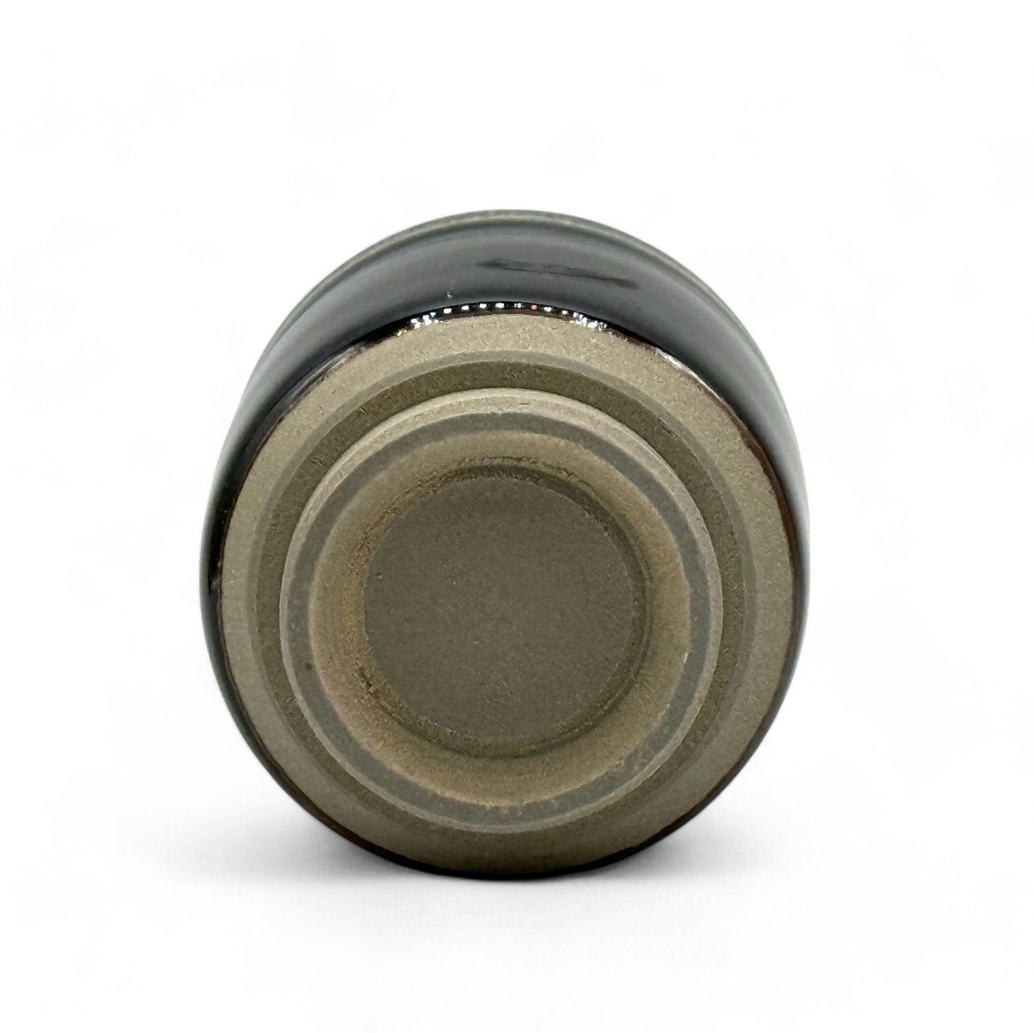 Tetsu Black Mino-yaki Yunomi - Japanese Teacup