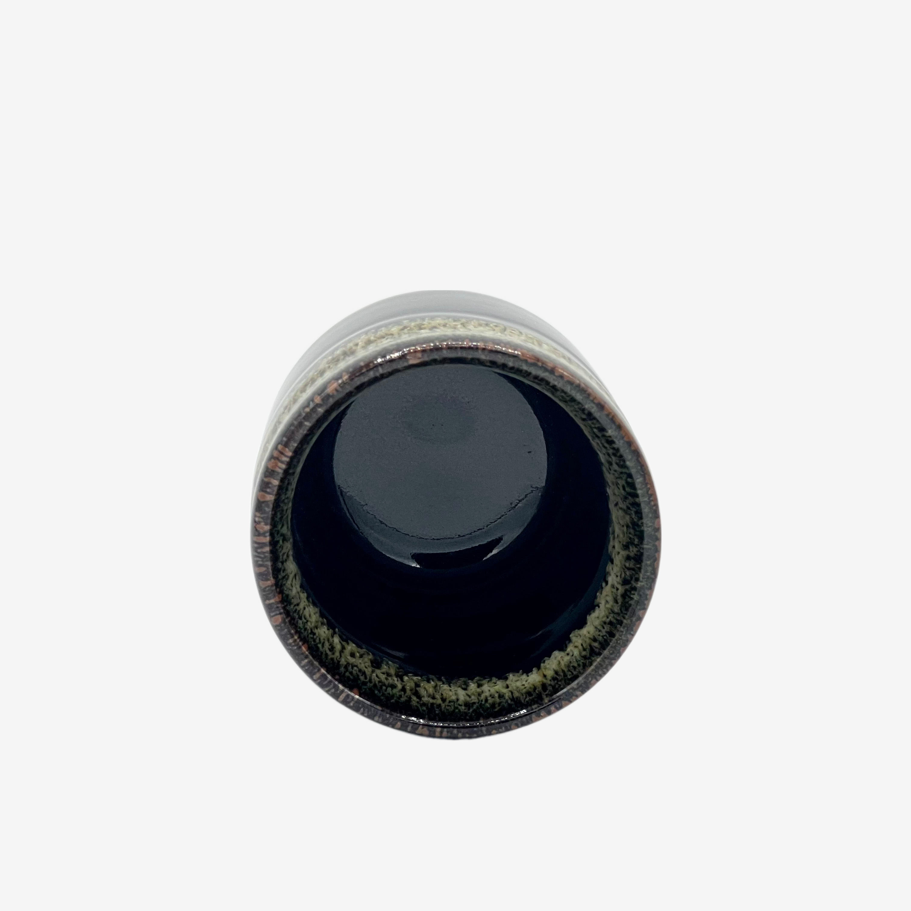 Tetsu Black Yunomi - Japanese Teacup Teaware Inoue Tea