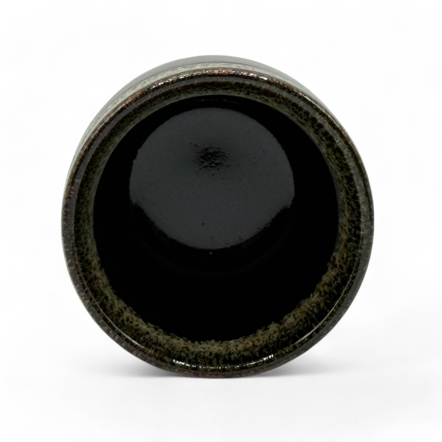 Tetsu Black Mino-yaki Yunomi - Japanese Teacup