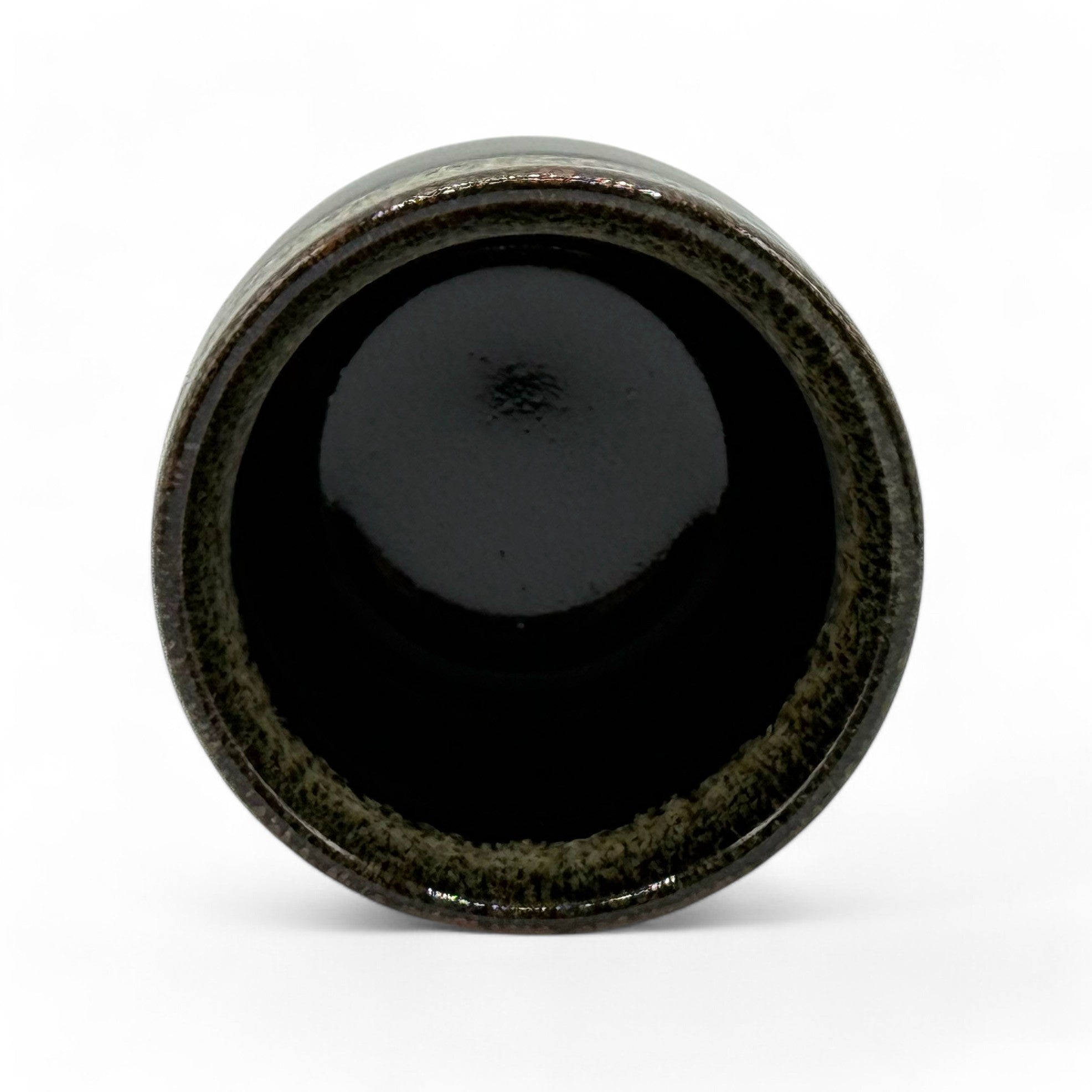 Tetsu Black Mino-yaki Yunomi - Japanese Teacup