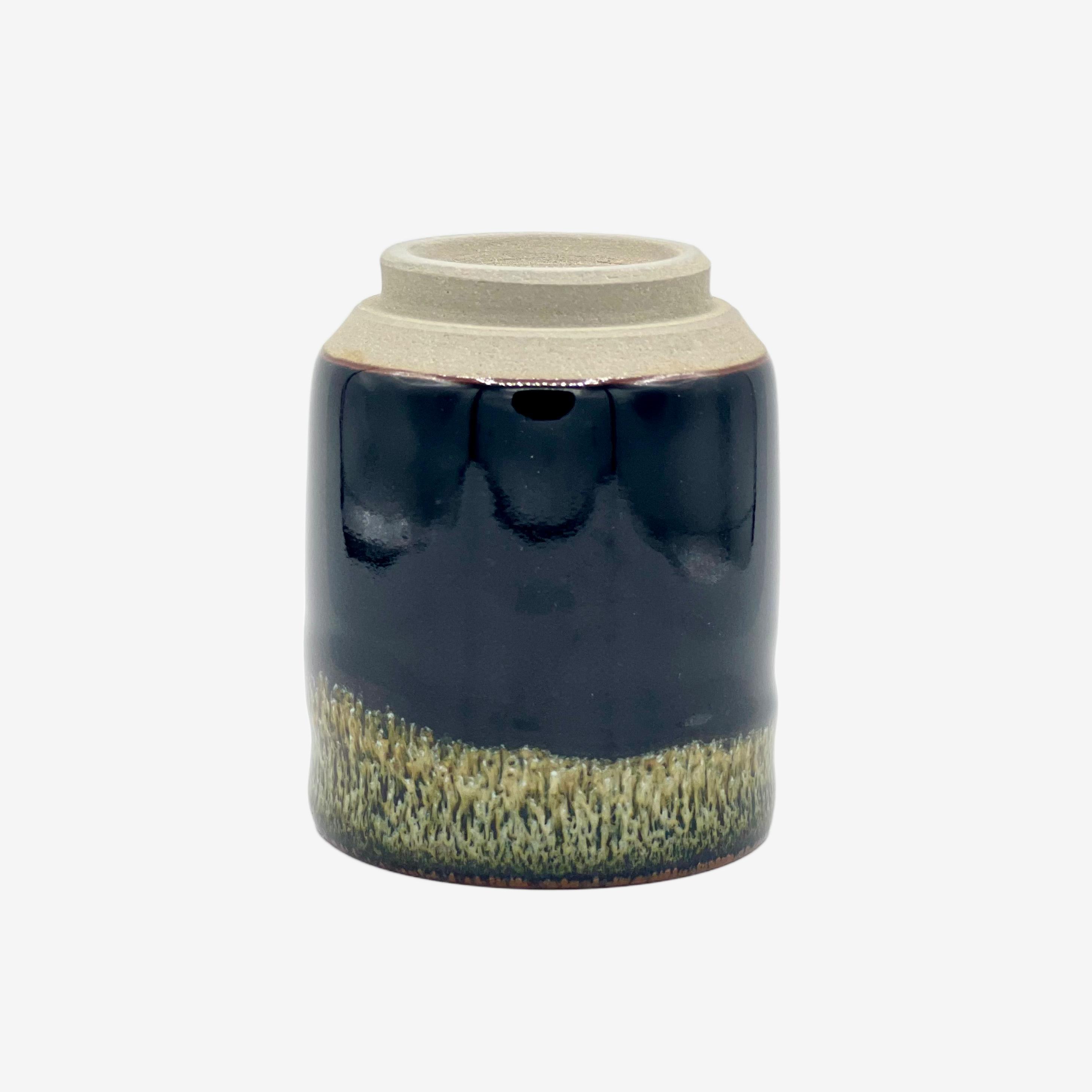 Tetsu Black Yunomi - Japanese Teacup Teaware Inoue Tea