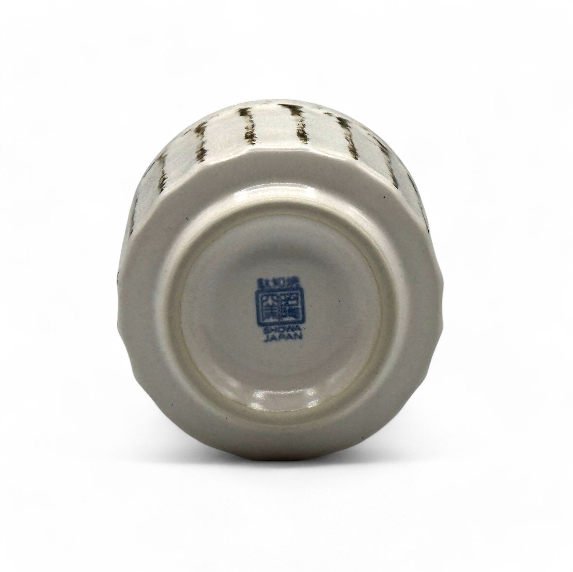 Shinogi Rust White Mino-yaki Yunomi - Japanese Teacup