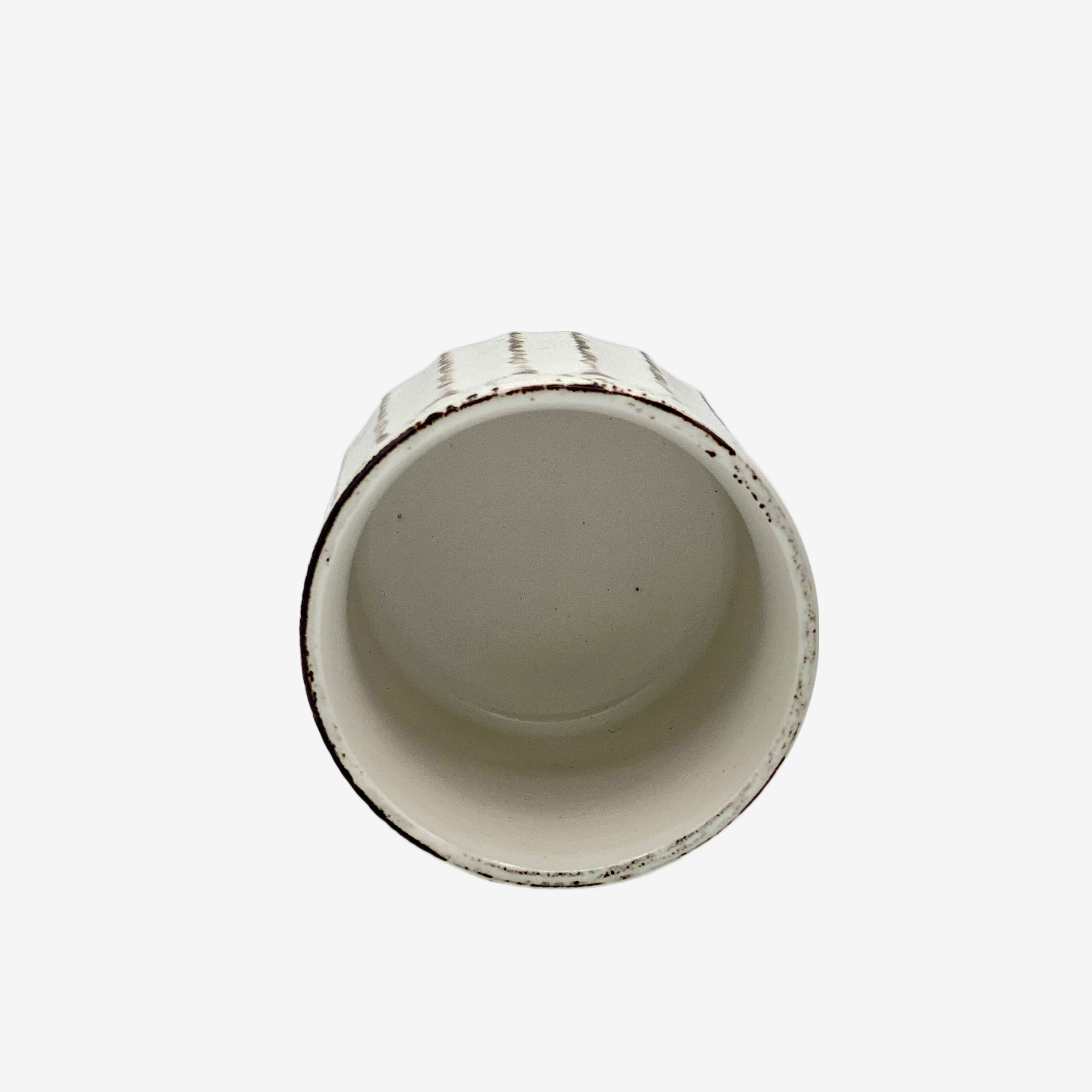 Shinogi Rust White Yunomi - Japanese Teacup Teaware Inoue Tea