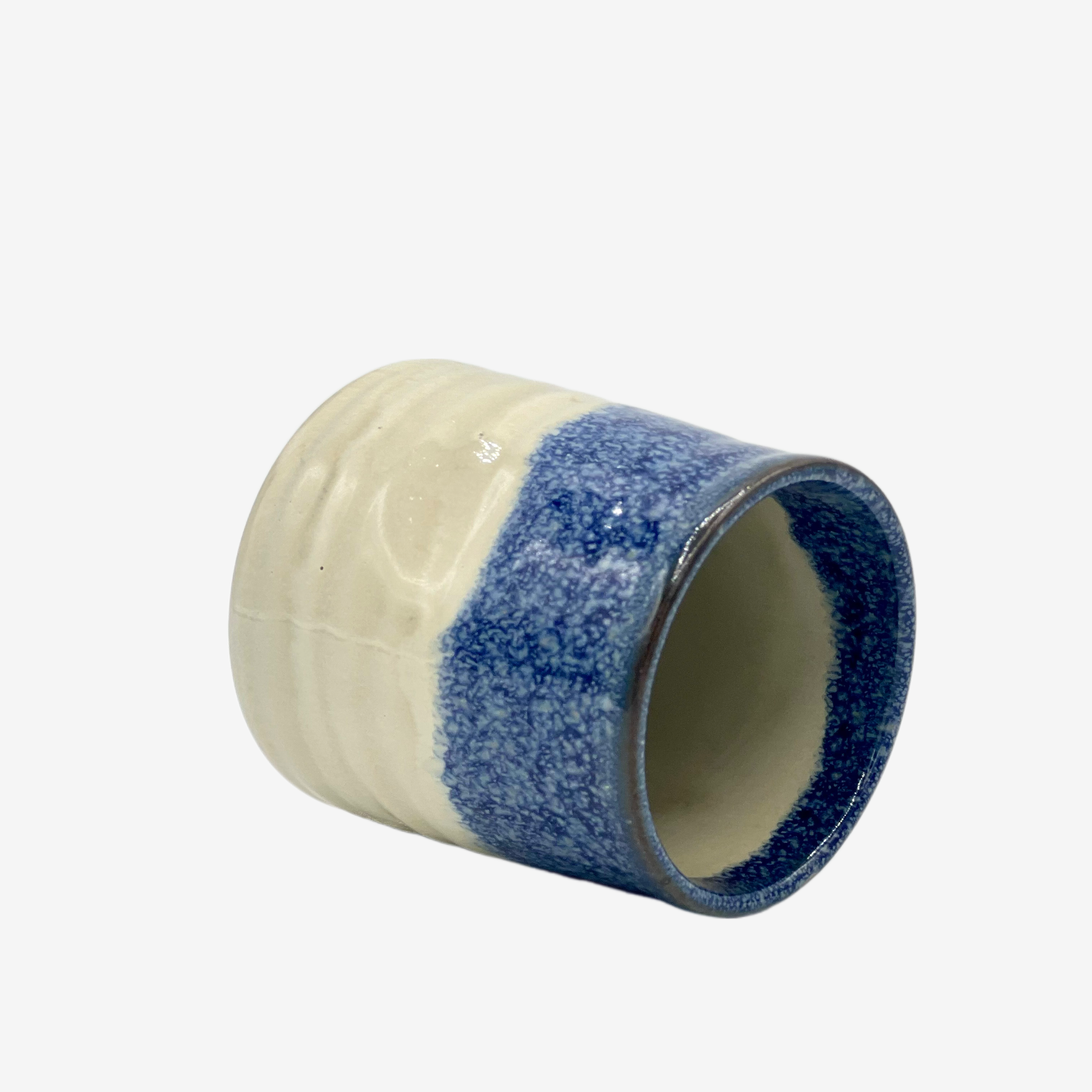 Shirahagi Seiryu Blue Yunomi - Japanese Teacup Teaware Inoue Tea