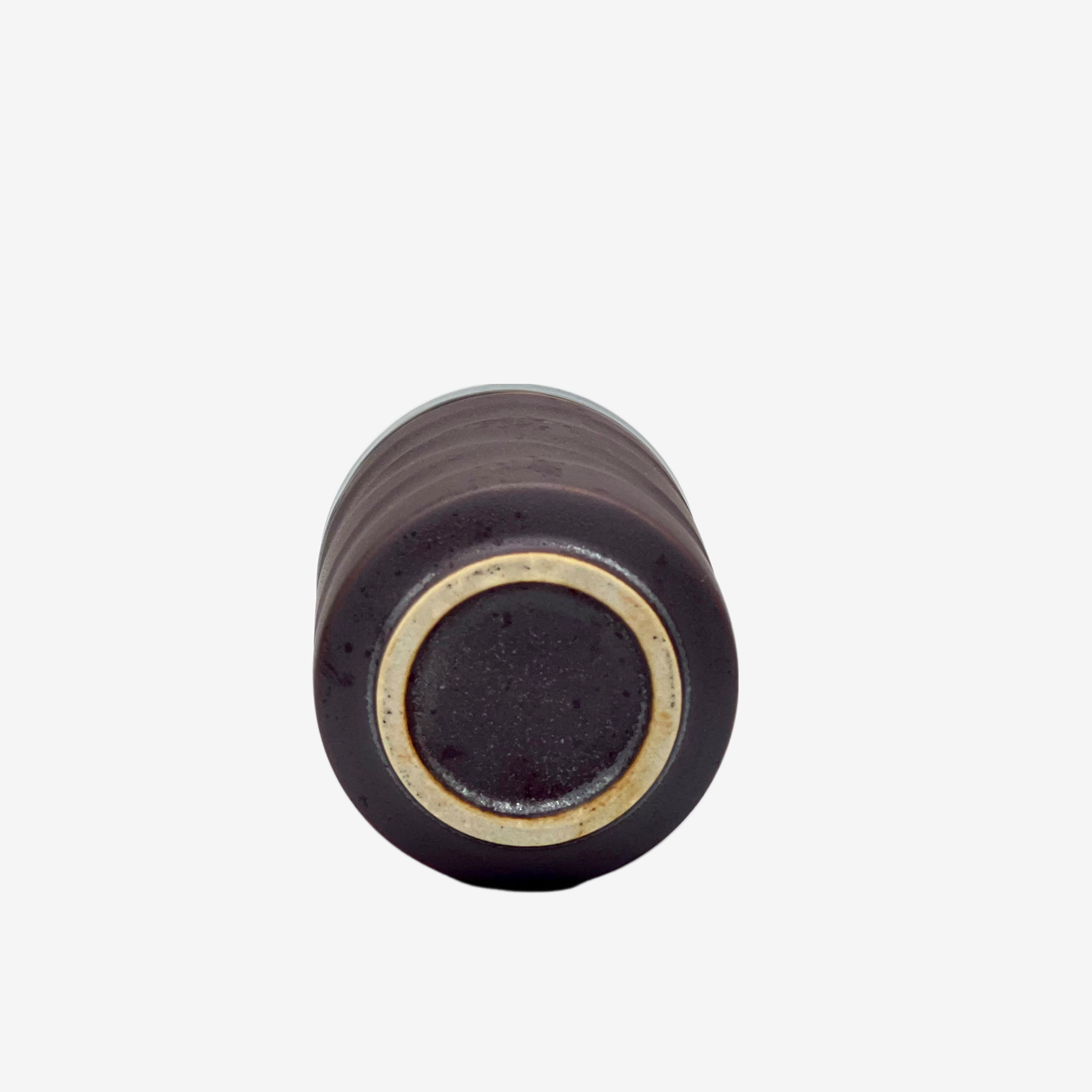 Raiun Setsu Brown Yunomi - Japanese Teacup Teaware Inoue Tea
