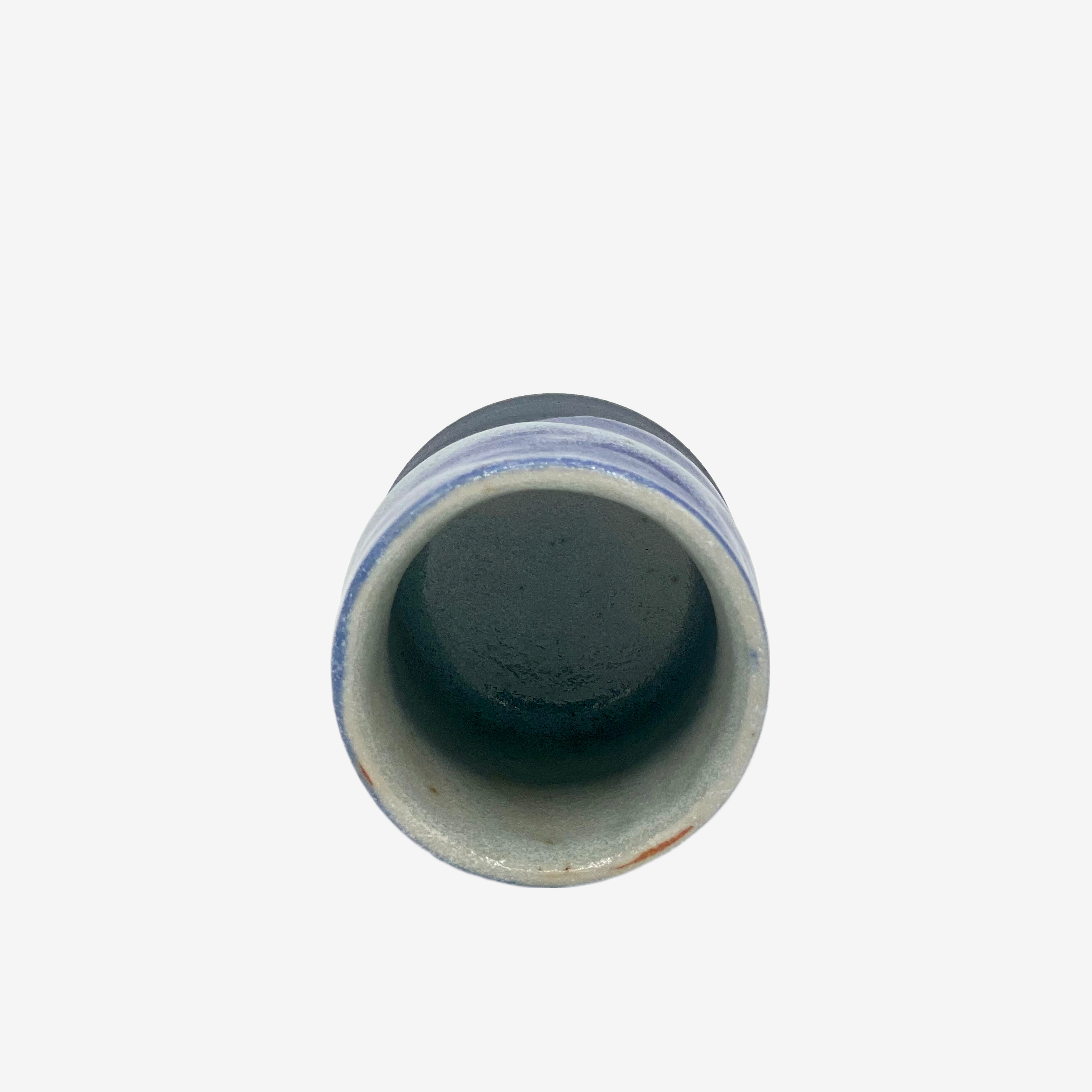 Ruri Keshō Black Yunomi - Japanese Teacup Teaware Inoue Tea