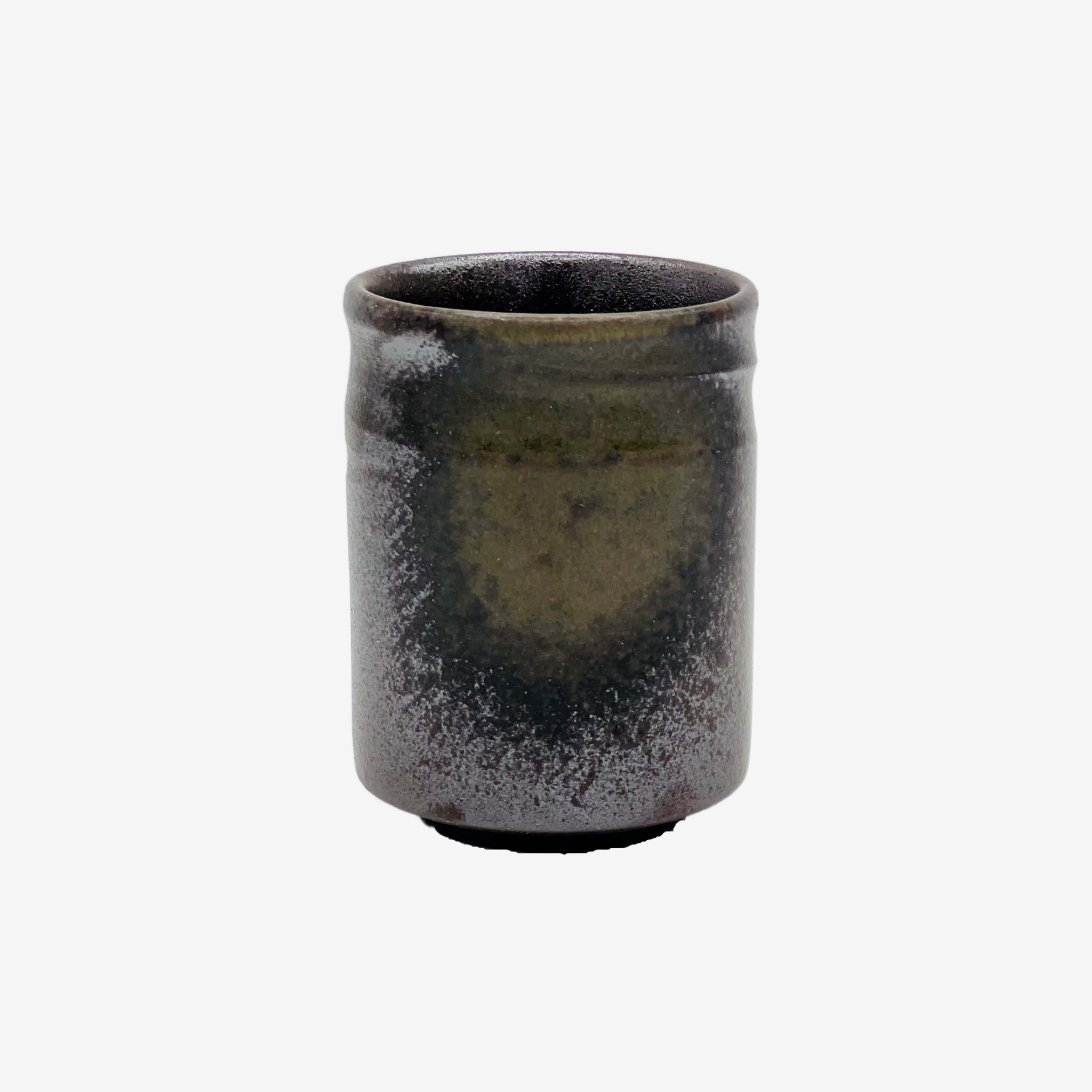 Bizen Fu Brown Yunomi - Japanese Teacup Teaware Inoue Tea