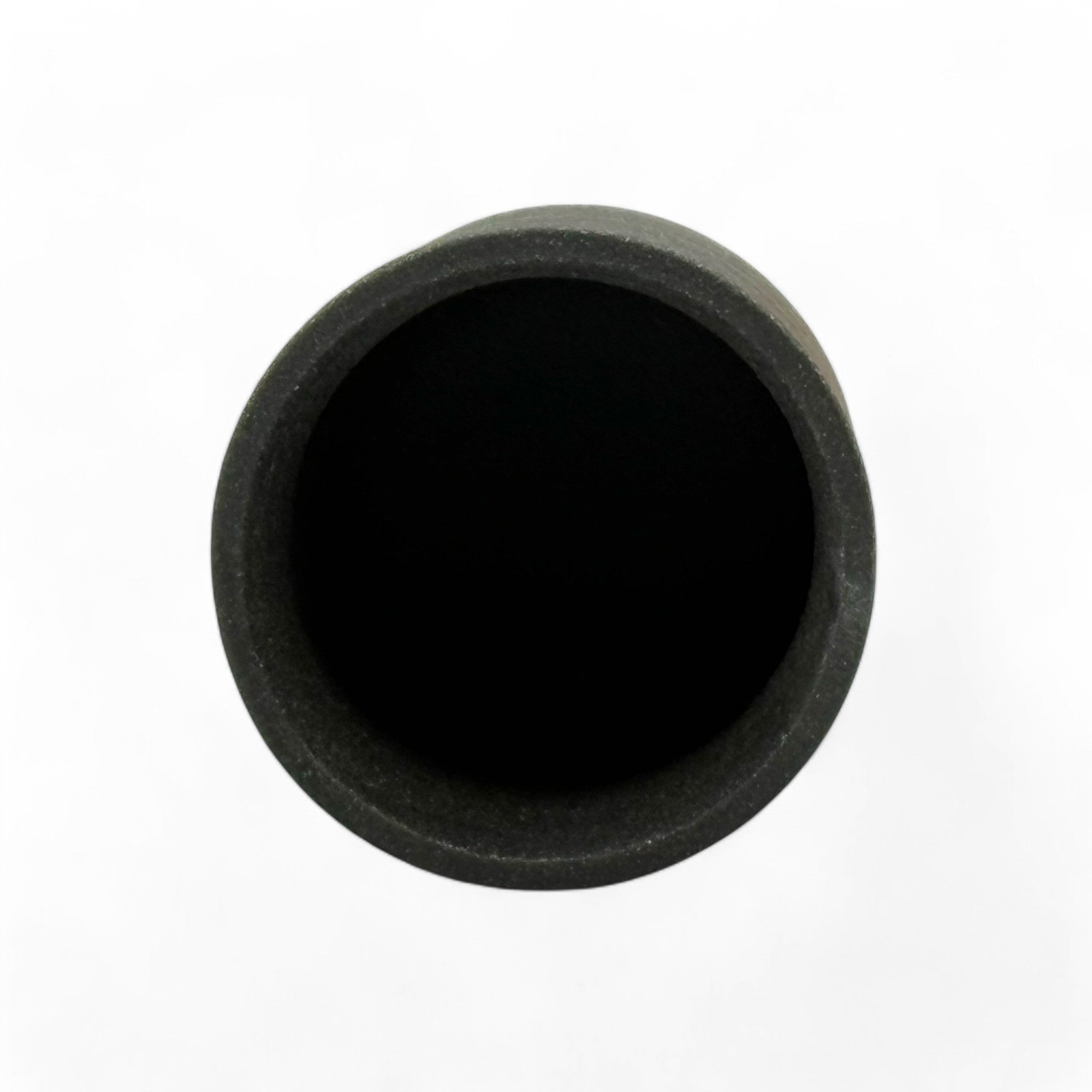 Kuro Iga Black Mino-yaki Yunomi - Japanese Teacup