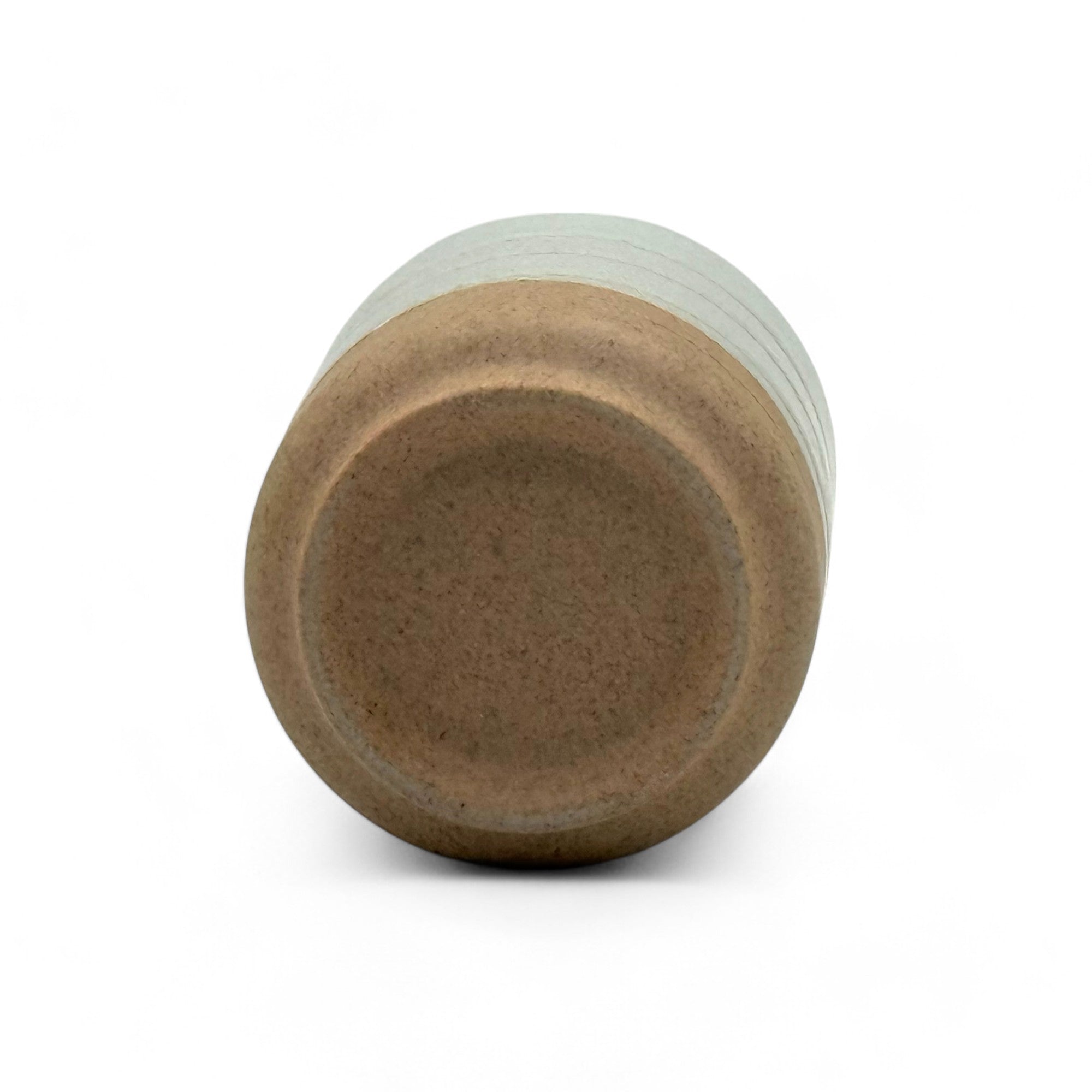 Unofu Sendan Gray Mino-yaki Yunomi - Japanese Teacup