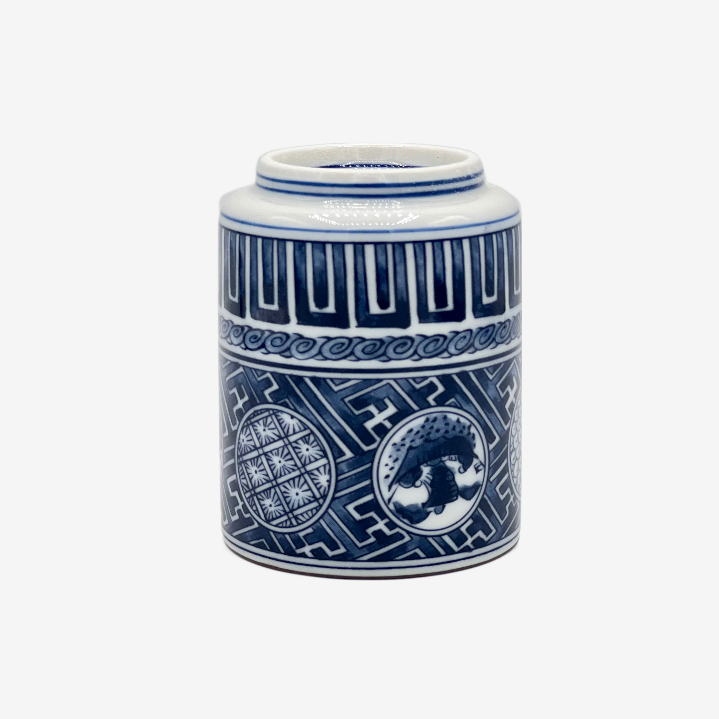 Kyōmaru Blue Yunomi - Japanese Teacup Teaware Inoue Tea