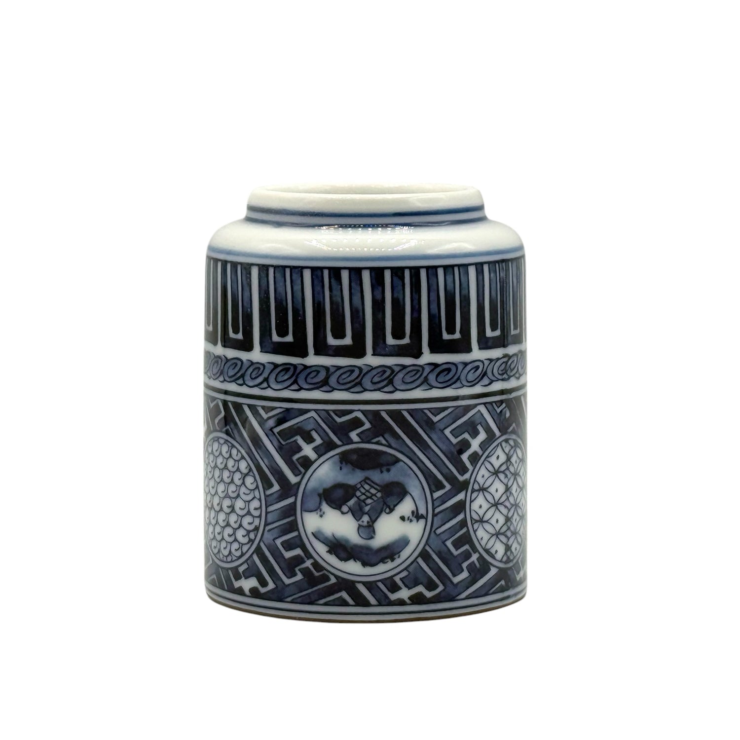 Kyomaru Blue Mino-yaki Yunomi - Japanese Teacup