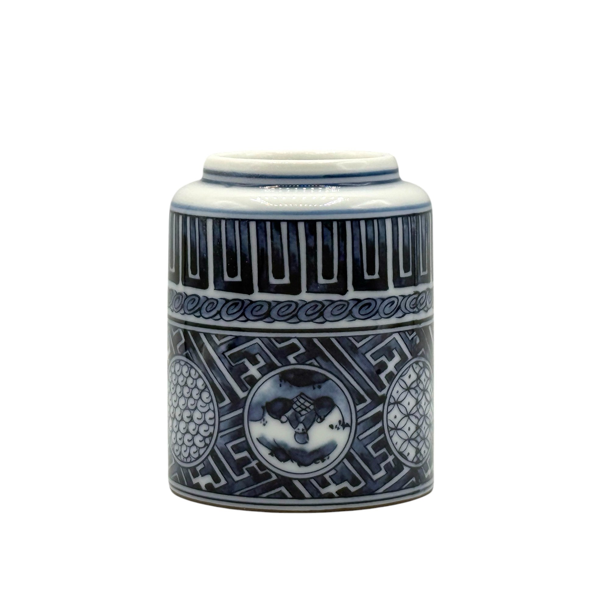 Kyomaru Blue Mino-yaki Yunomi - Japanese Teacup