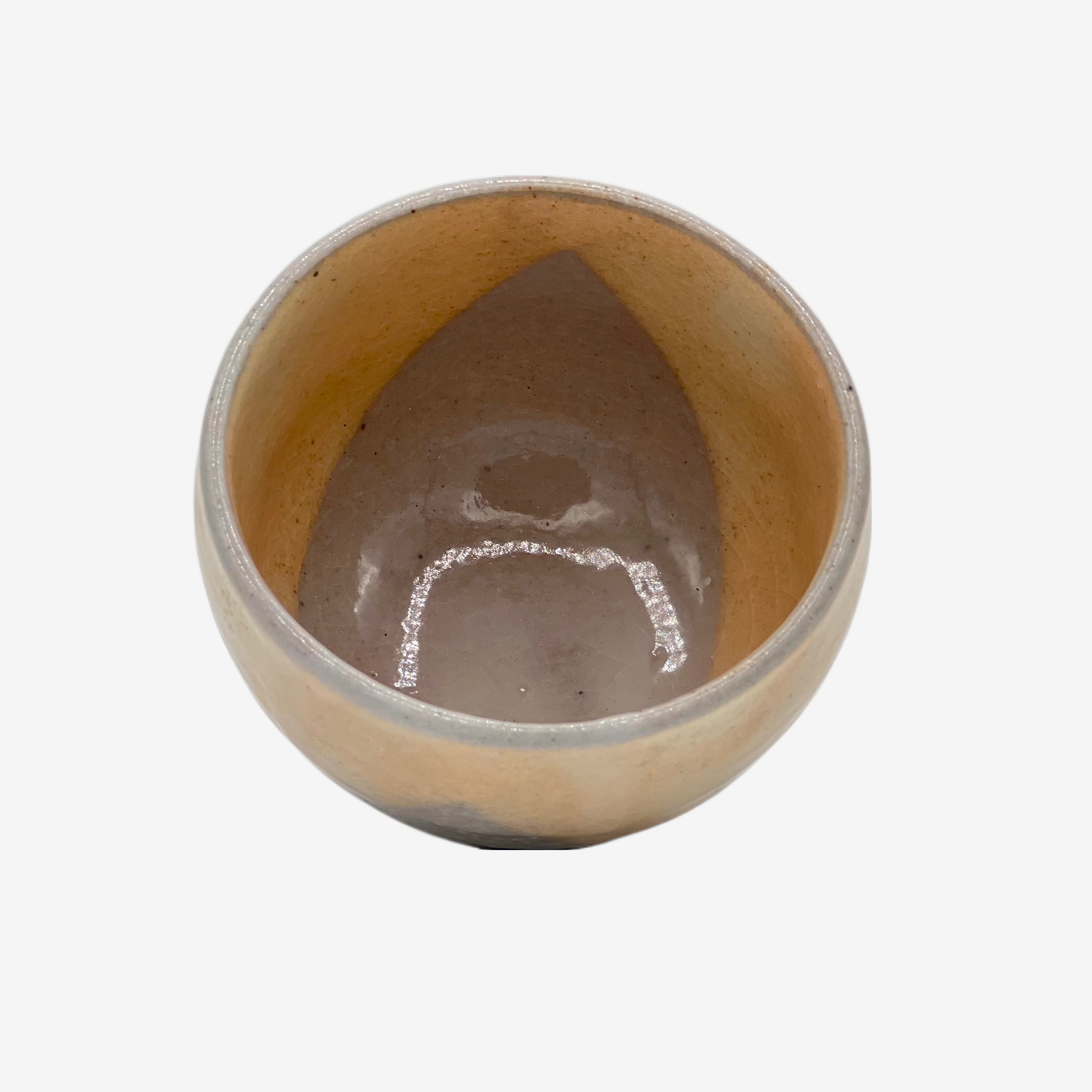 Yuttari Beige Ippuku Yunomi - Japanese Teacup Teaware Inoue Tea