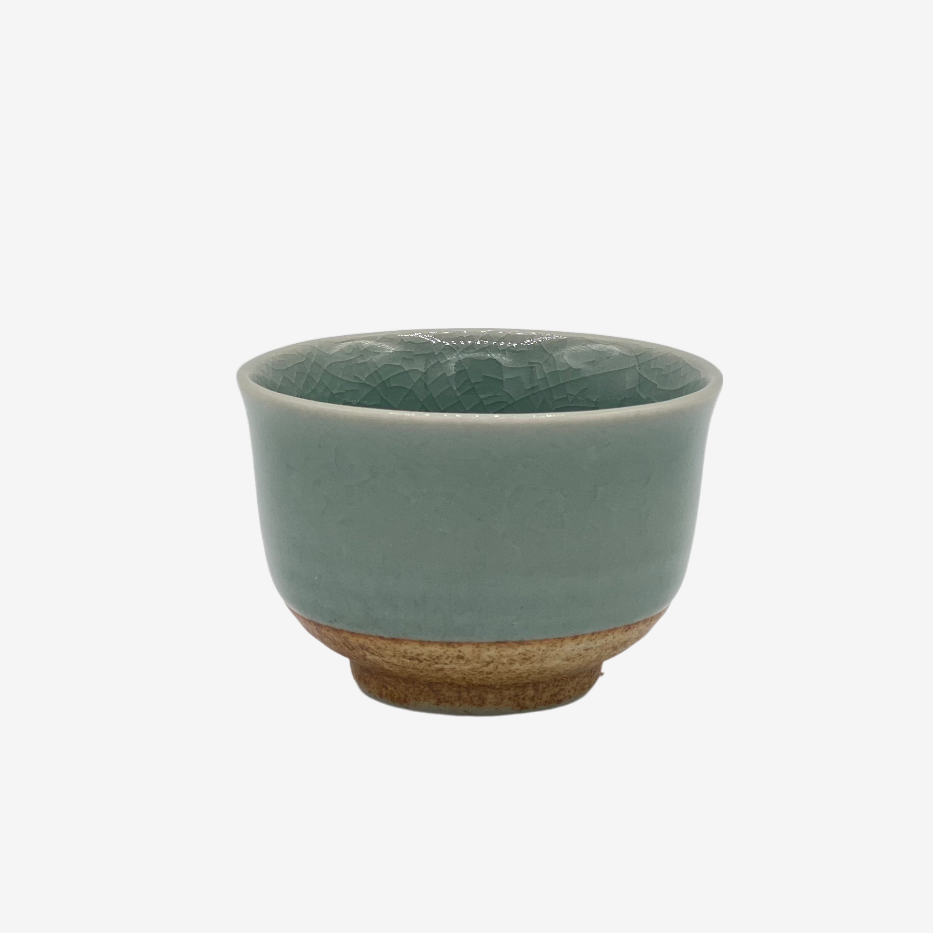 Seiji Celadon Sencha Yunomi - Japanese Teacup Teaware Inoue Tea