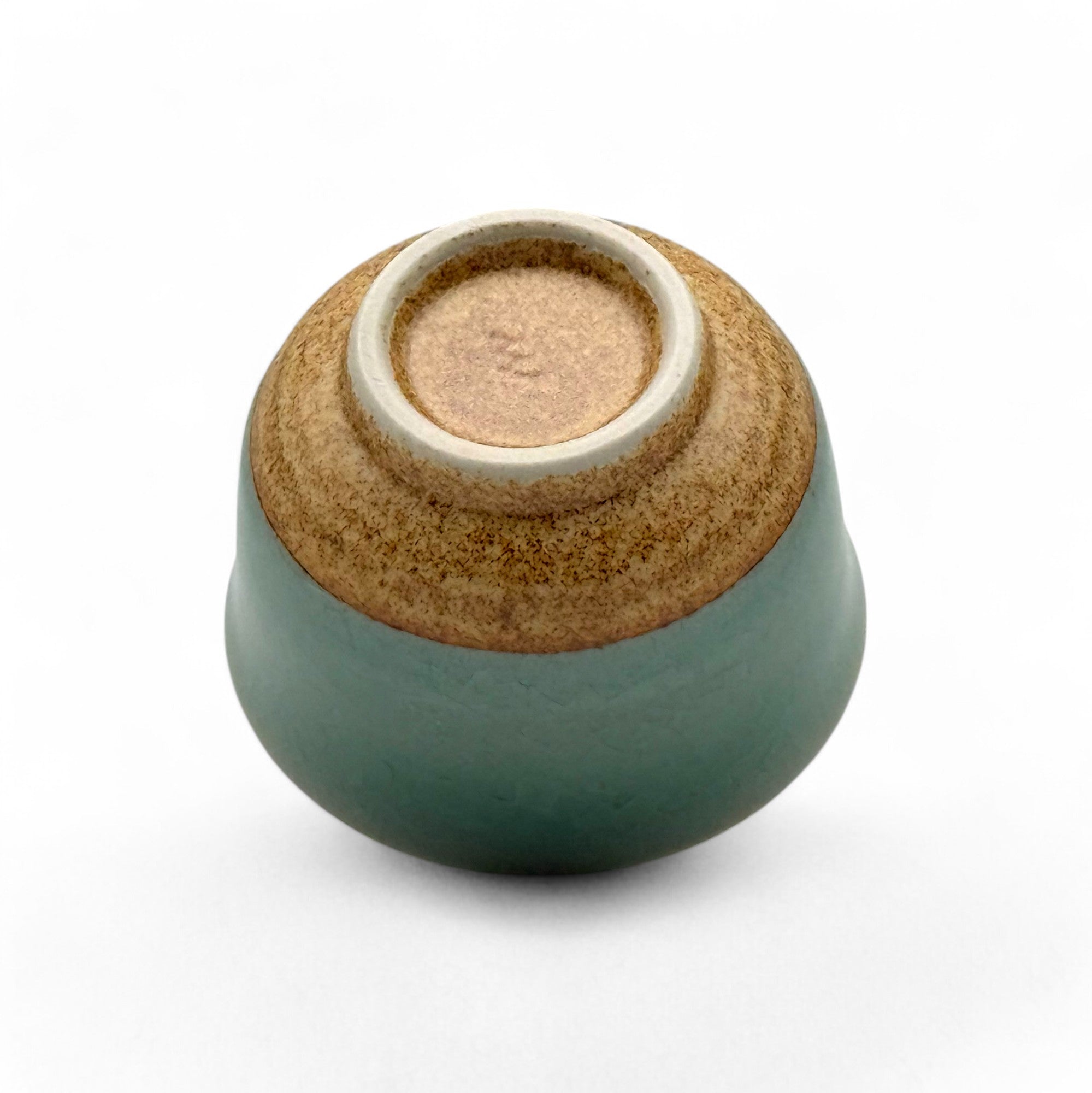 Seiji Celadon Green Wide Yunomi - Japanese Sencha Teacup