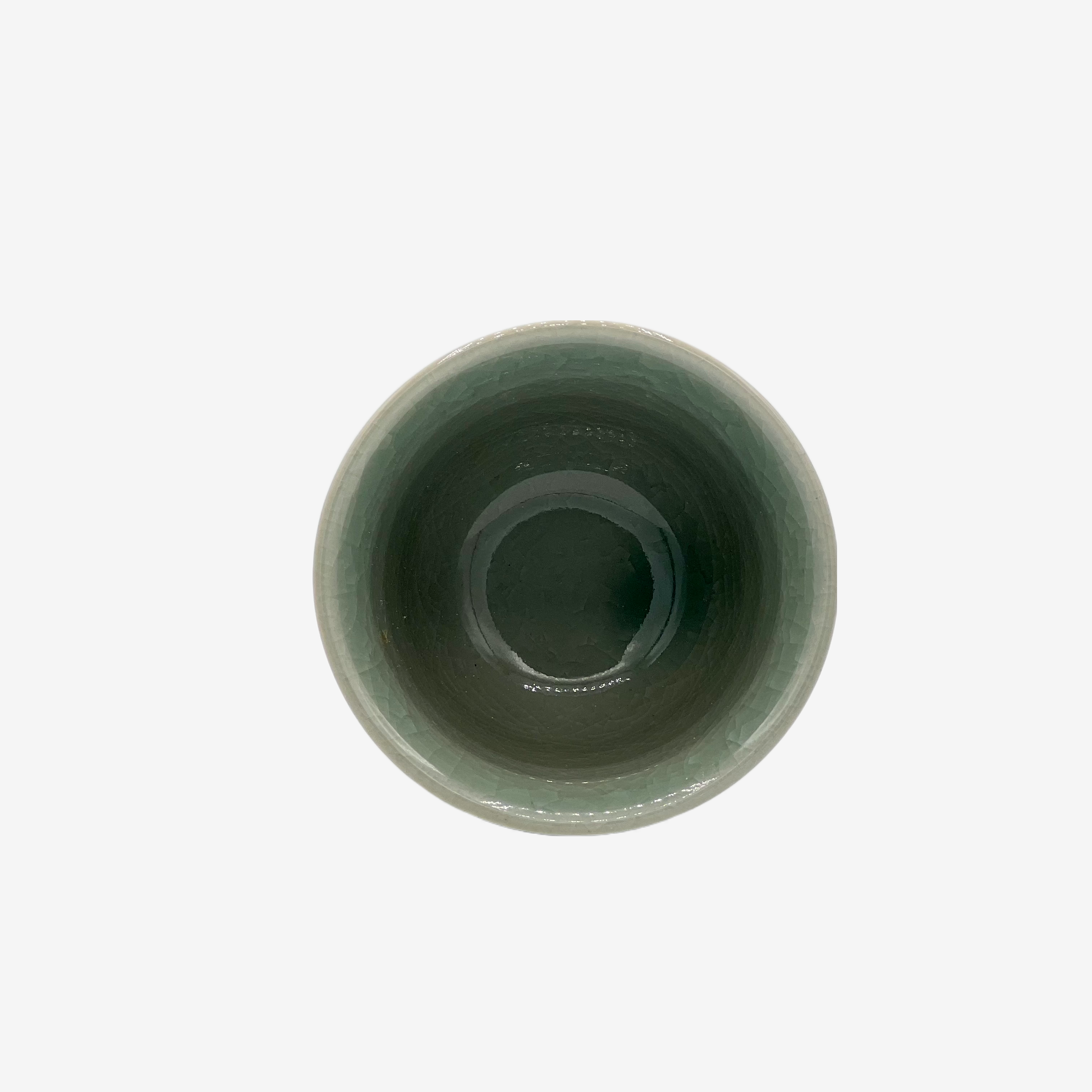 Seiji Celadon Sencha Tall Yunomi - Japanese Teacup Teaware Inoue Tea