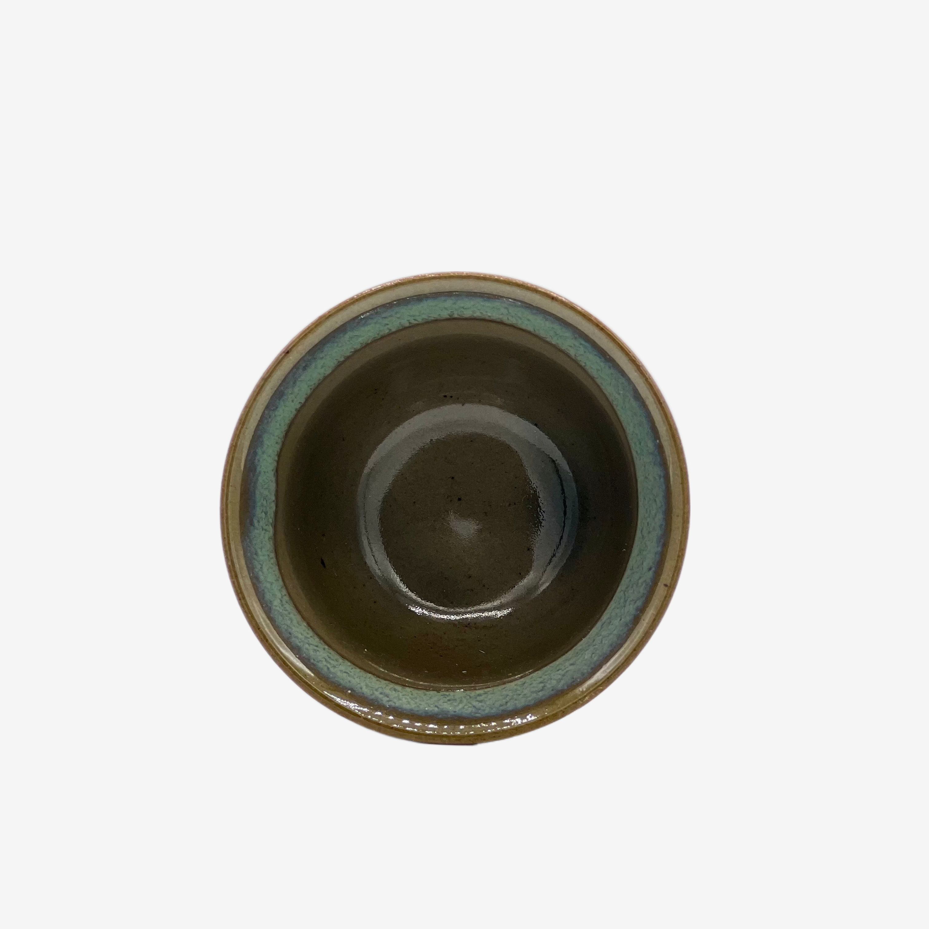 Kin Kama Blue Sencha Yunomi - Japanese Teacup Teaware Inoue Tea