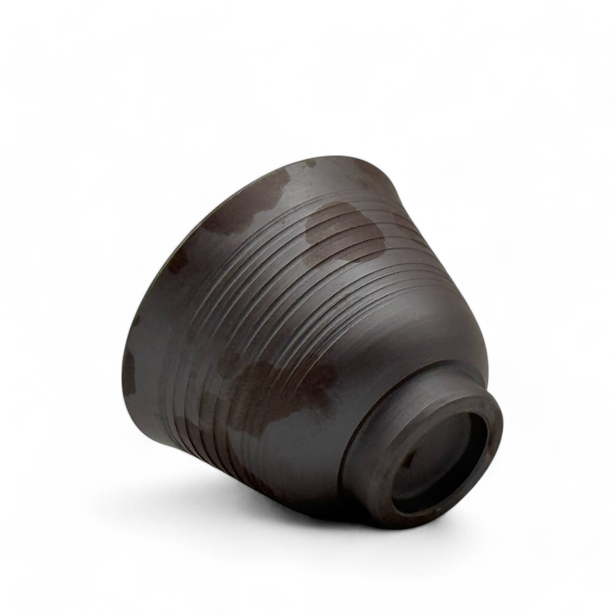 Sensuji Brown Mino-yaki Yunomi - Japanese Sencha Teacup