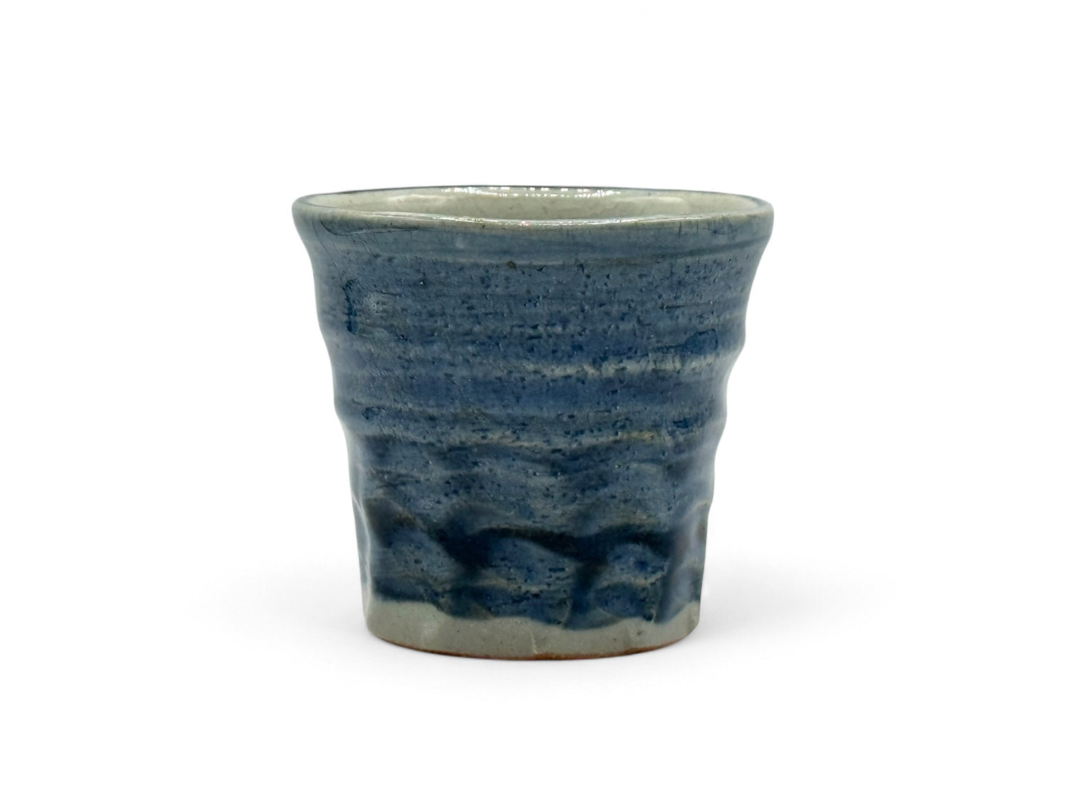 Yohen Gosu Blue Mino-yaki Yunomi - Japanese Teacup