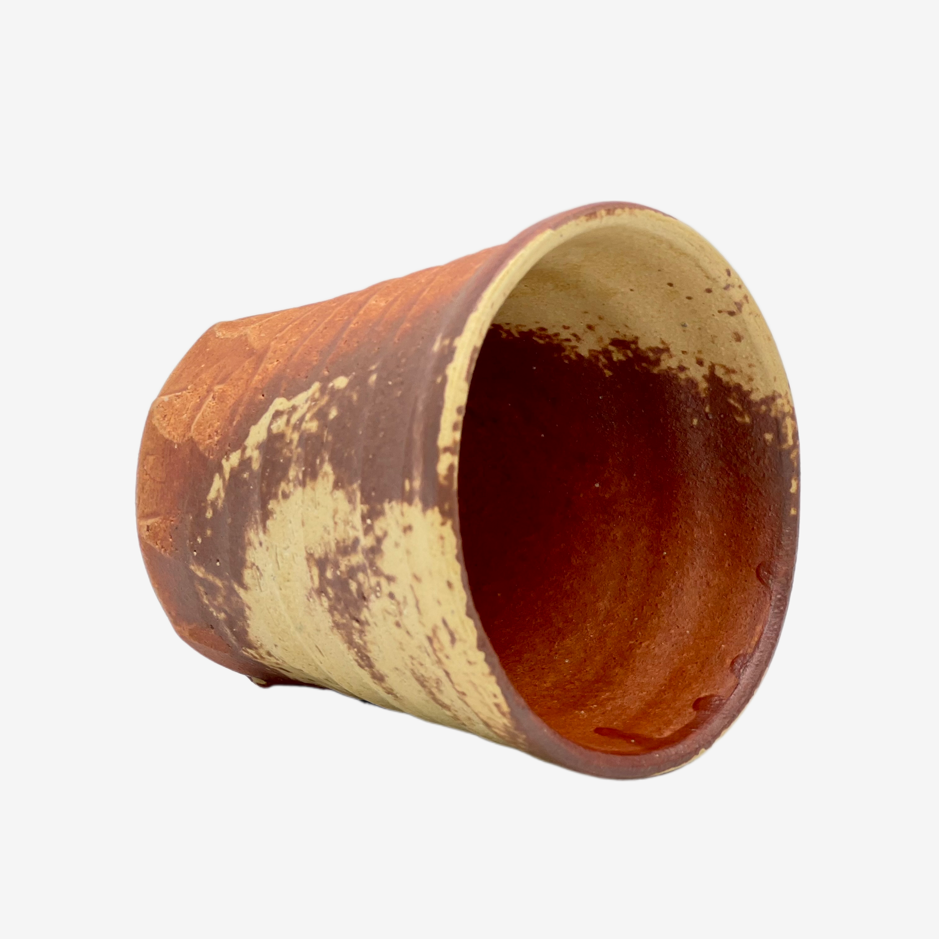 Kizeto Brown Yunomi - Japanese Teacup Teaware Inoue Tea