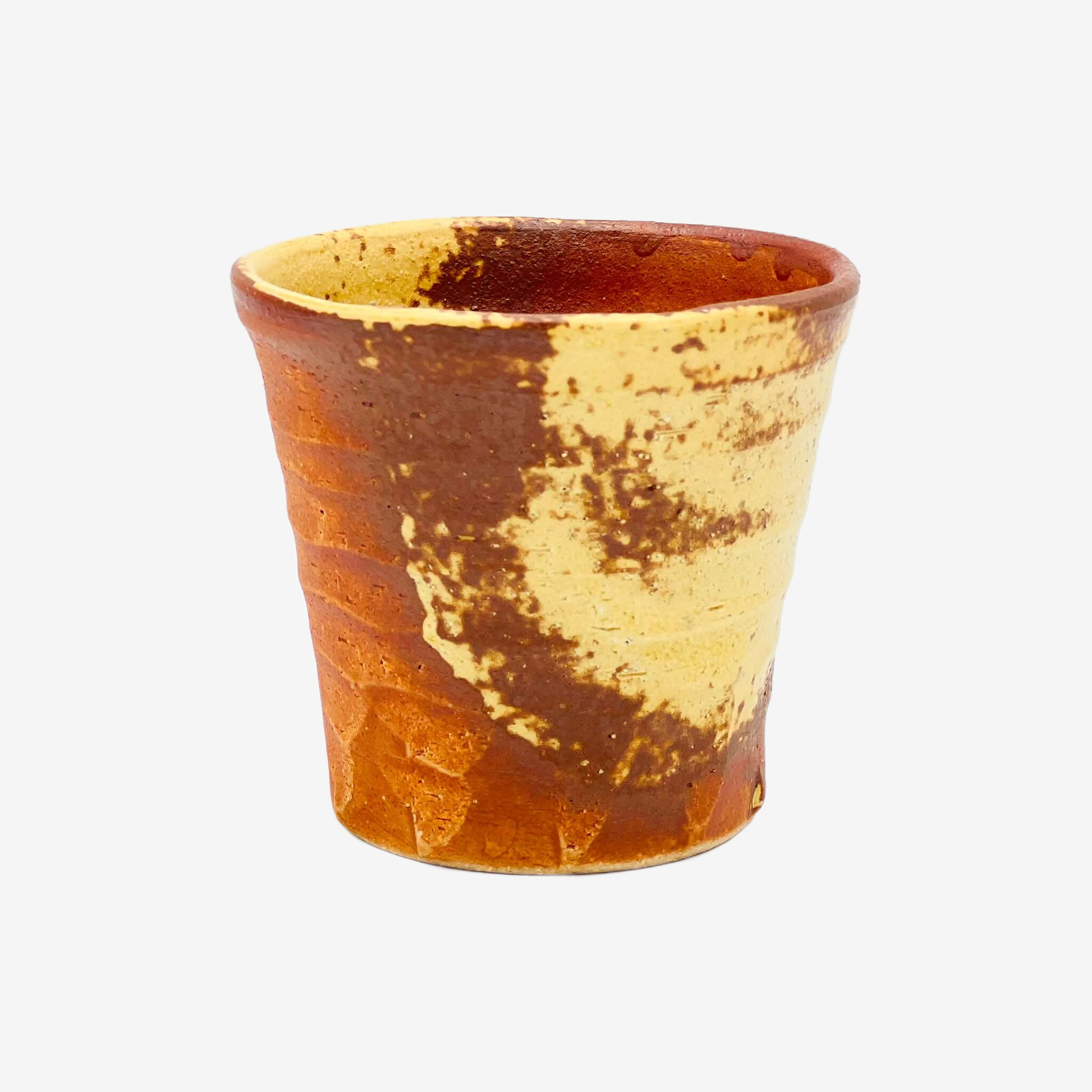 Kizeto Brown Yunomi - Japanese Teacup Teaware Inoue Tea