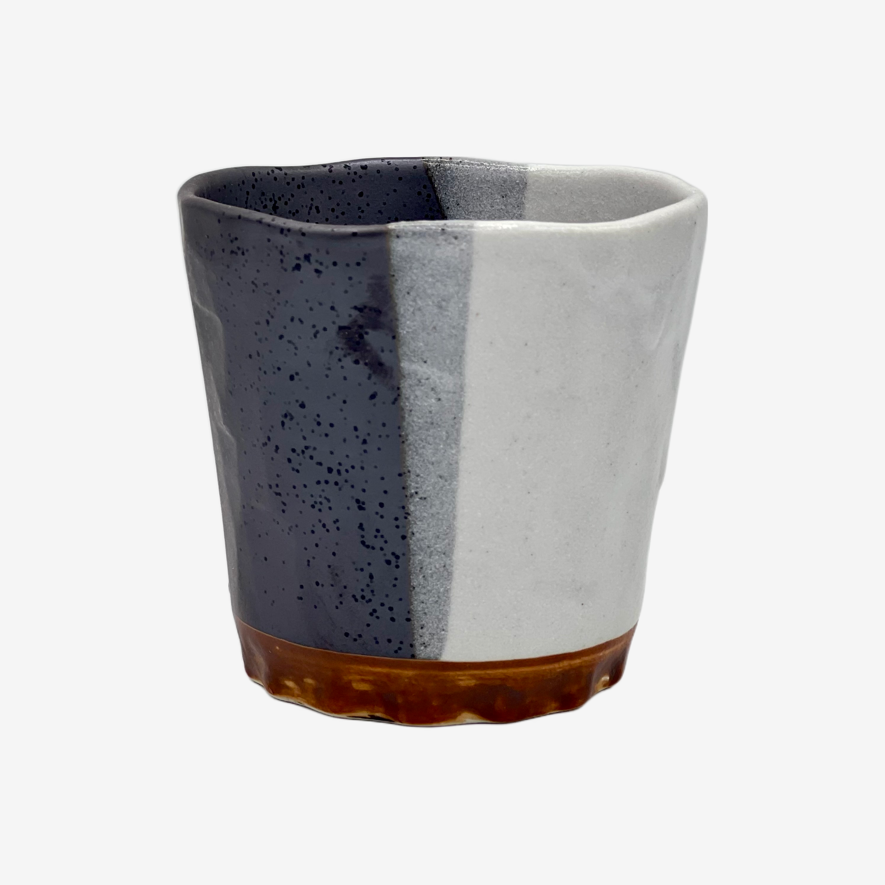 Nuriwake Stone White Yunomi - Japanese Teacup Teaware Inoue Tea