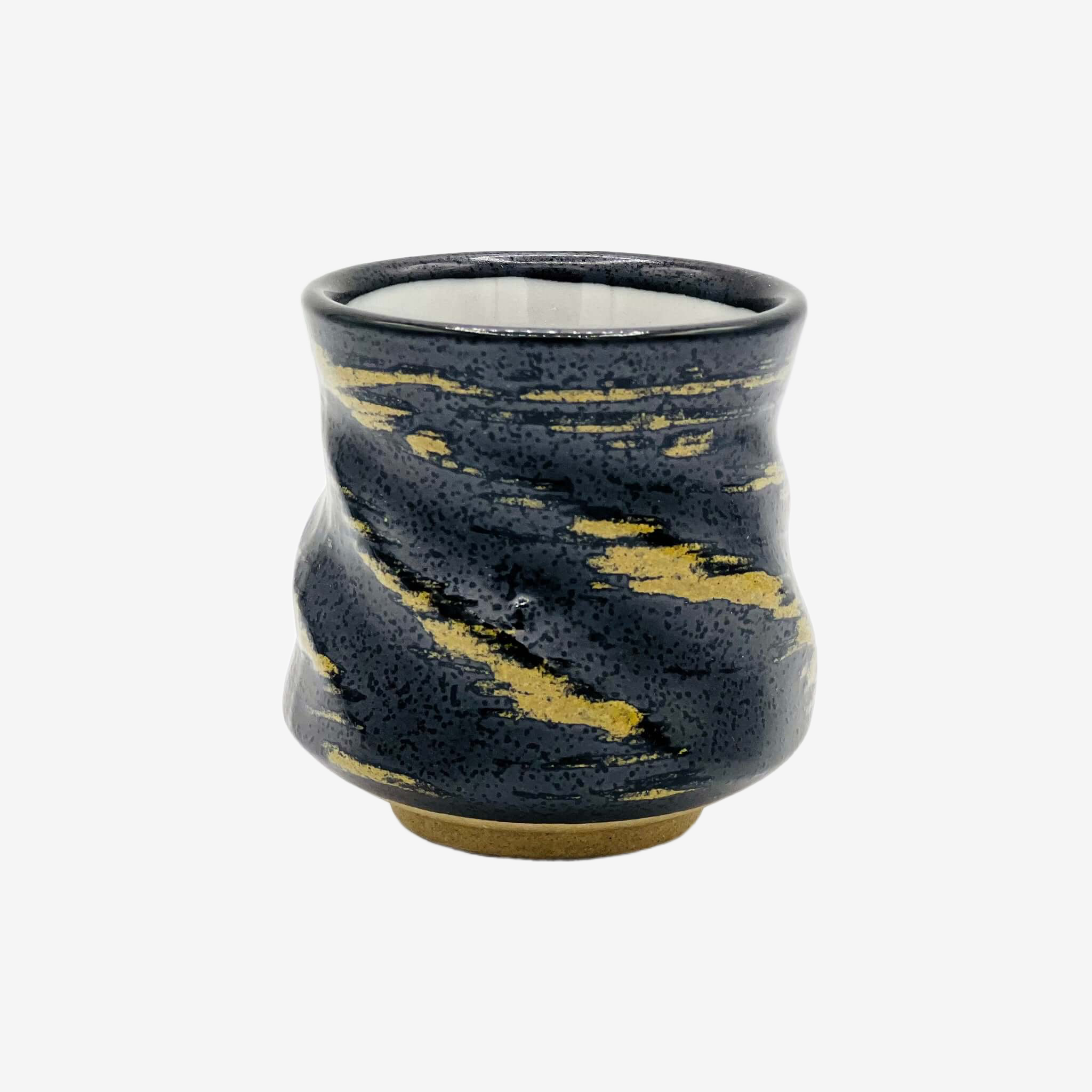 Kokuyū Black Yunomi - Japanese Teacup Teaware Inoue Tea